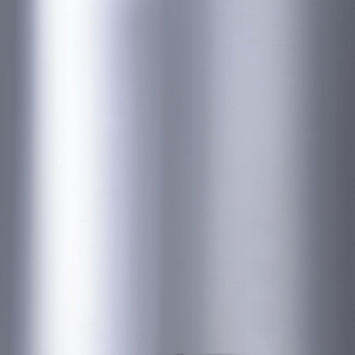 Sleek brushed aluminum finish on a cylinder ideal for modern decor