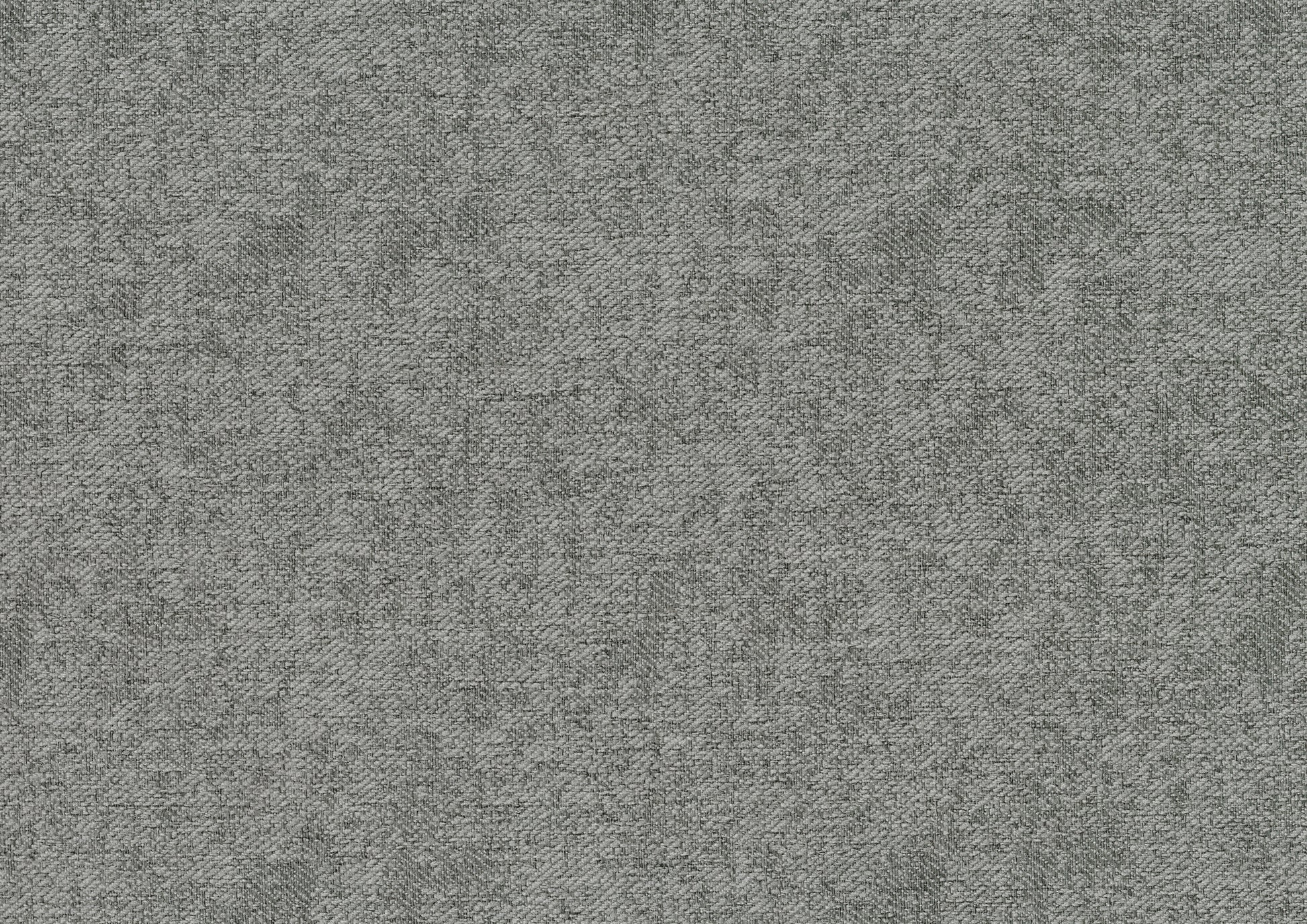 Closeup texture of grey woven fabric with a subtle herringbone pattern ideal for upholstery