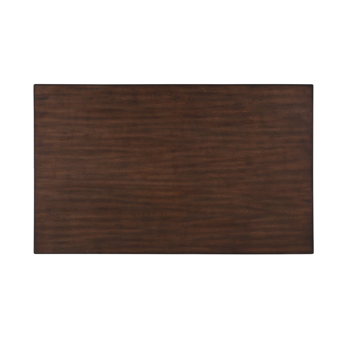 Dark walnut wood dining table surface with natural grain patterns