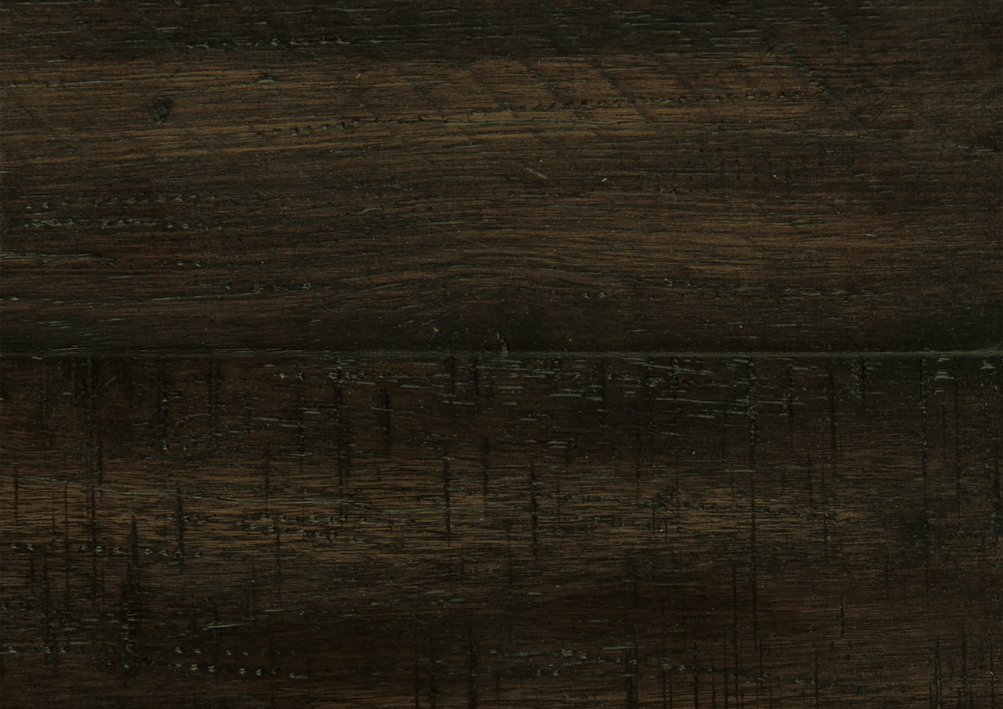 Dark oak wood texture with visible grain and subtle crackle effect