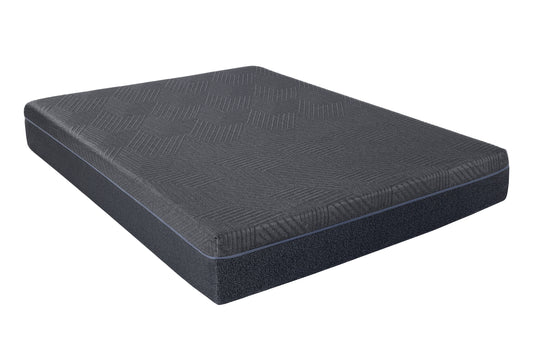 TREATLIFE HOME Transform Sleep Comfort with 11-Inch Gel-Infused Memory Foam Mattress, Conveniently Compressed, Gray Cover for Bedrooms