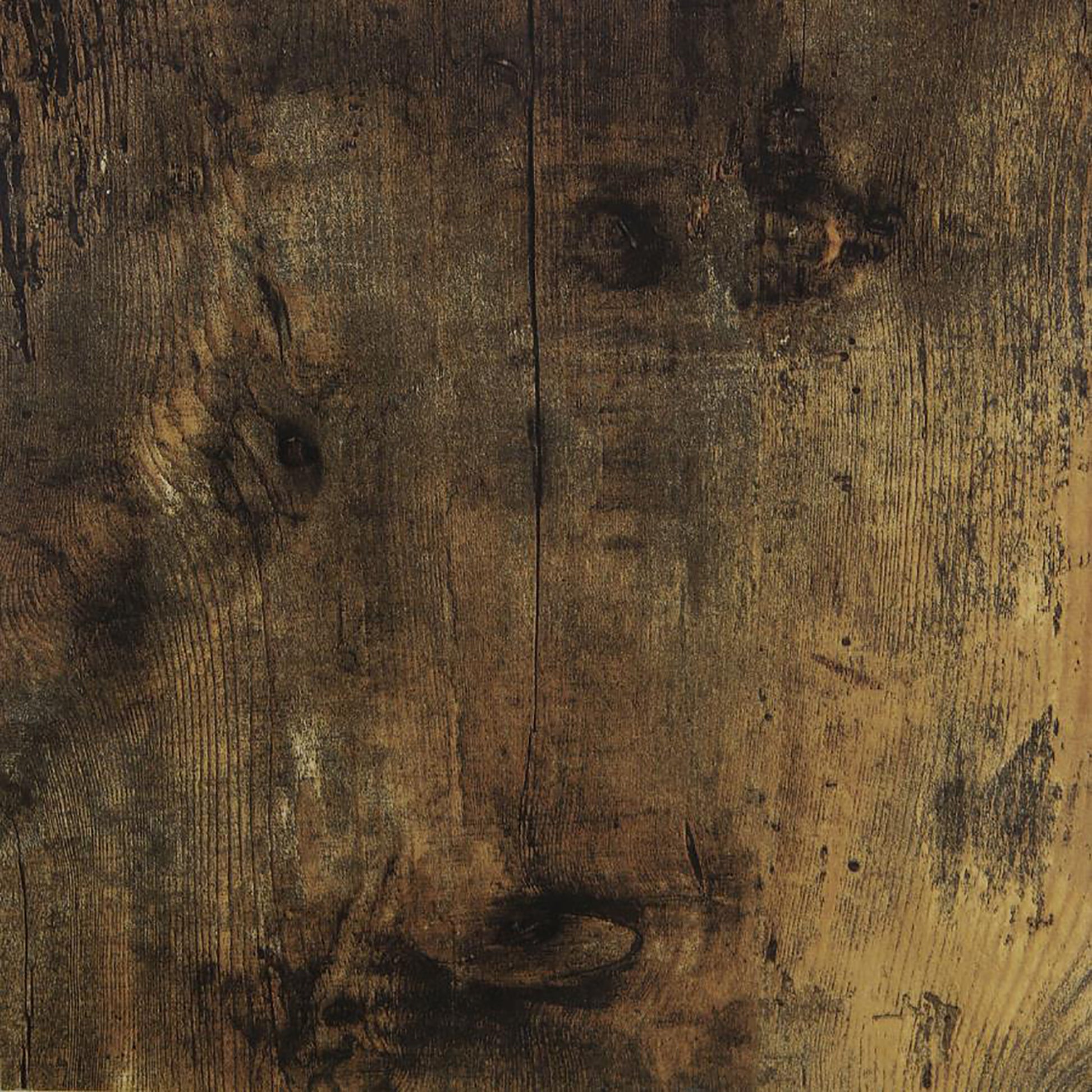 Rustic dark brown wood grain texture with prominent knots ideal for vintage furniture