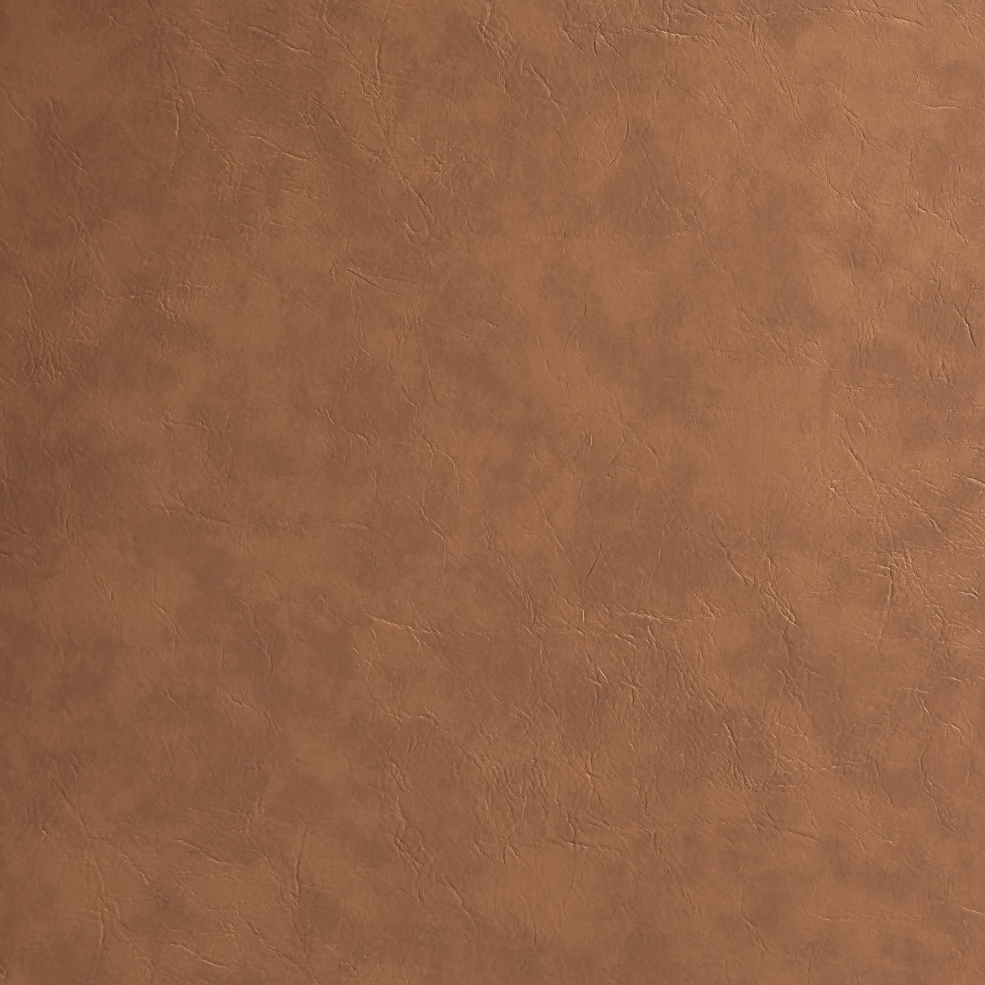 Brown textured faux leather material sample for upholstery