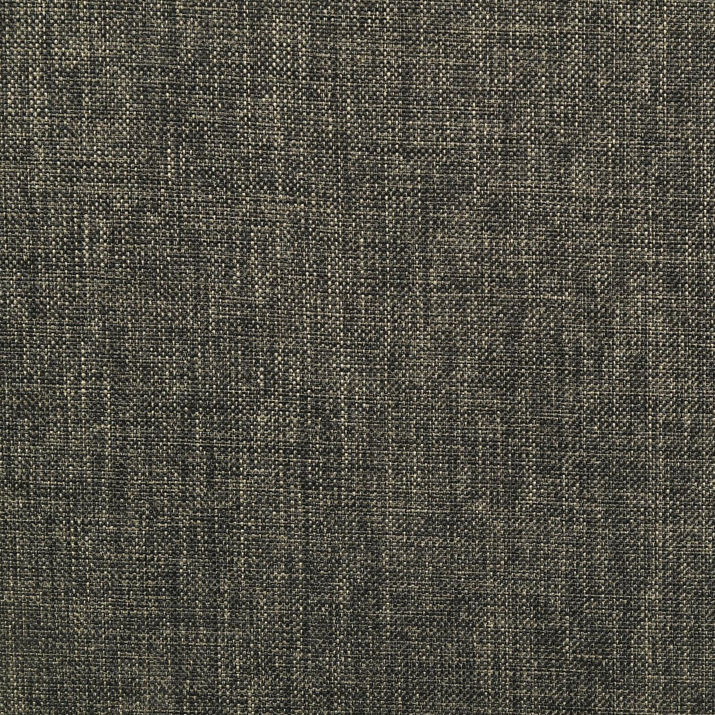Textured charcoal grey woven fabric with subtle flecks of lighter grey and beige