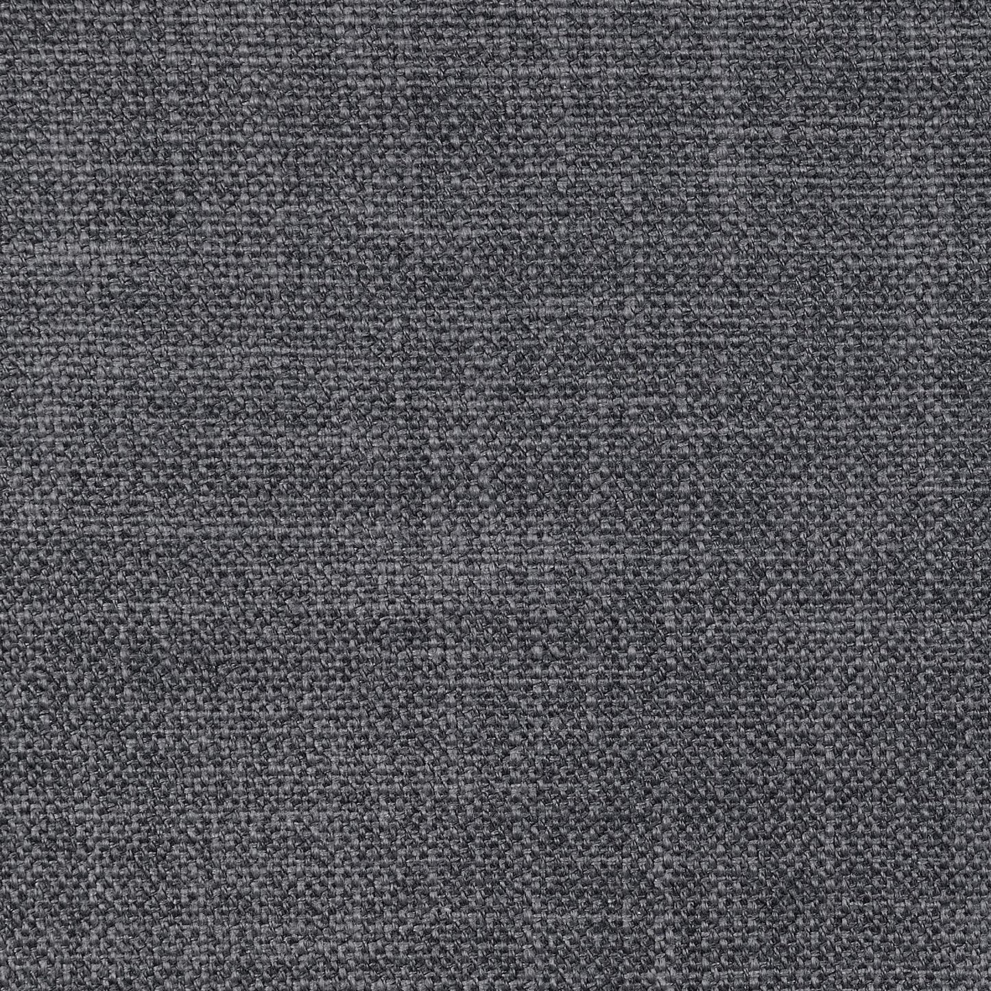 Closeup of dark charcoal grey woven fabric texture ideal for upholstery
