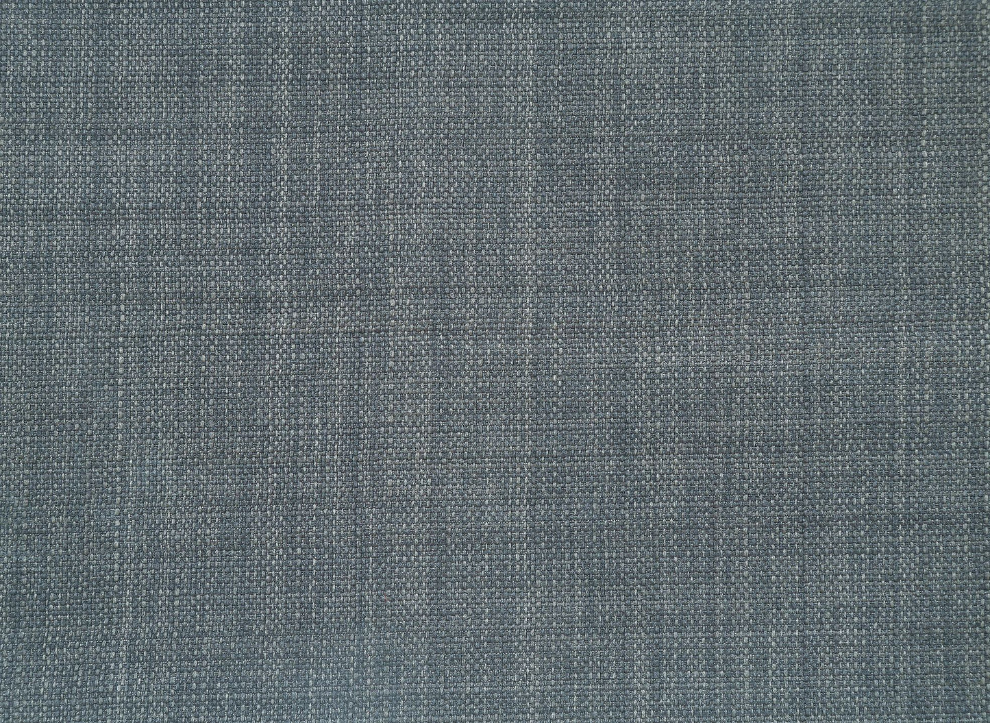 Textured navy blue upholstery fabric swatch closeup weave detail