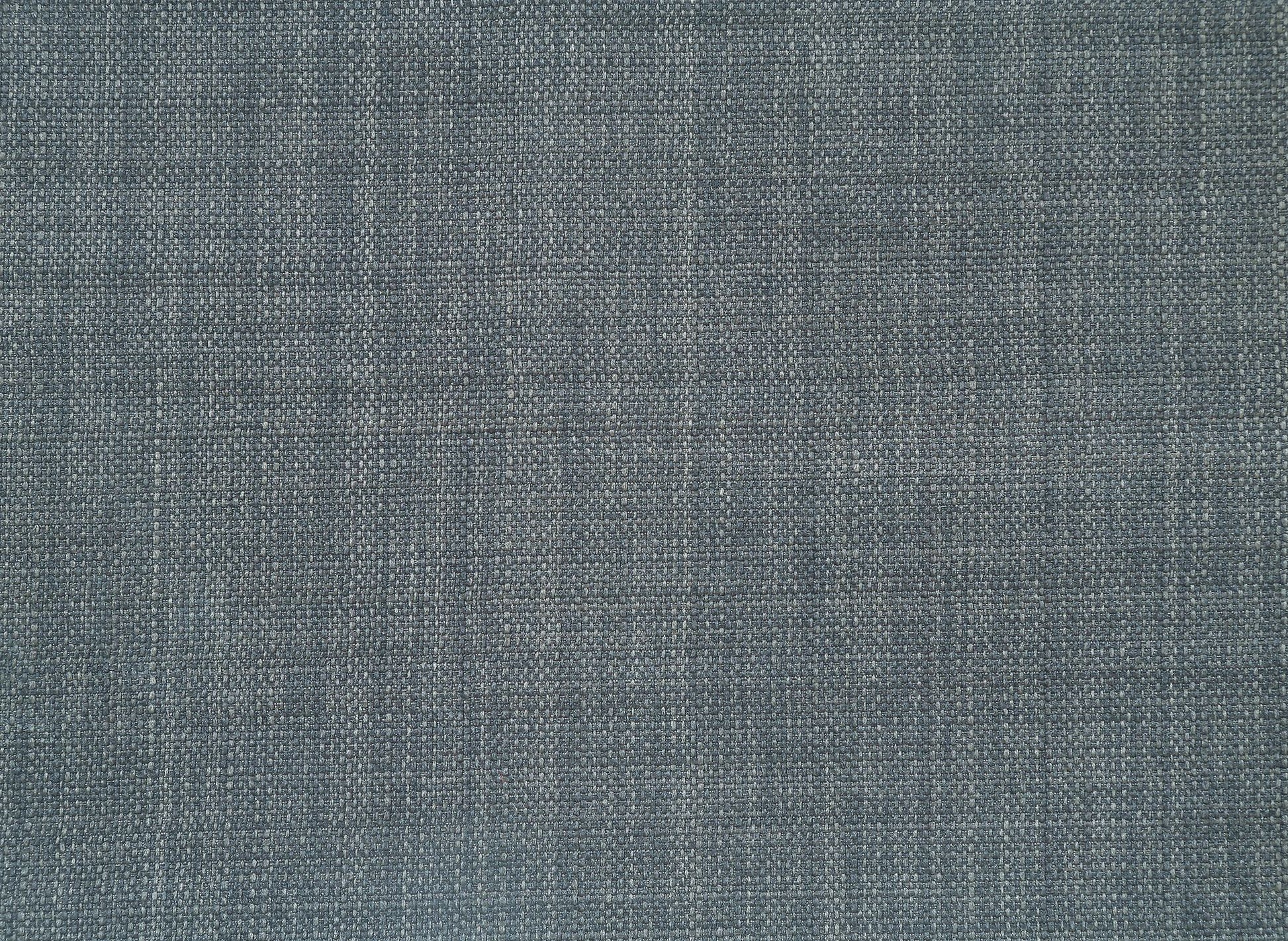Textured navy blue upholstery fabric swatch closeup weave detail