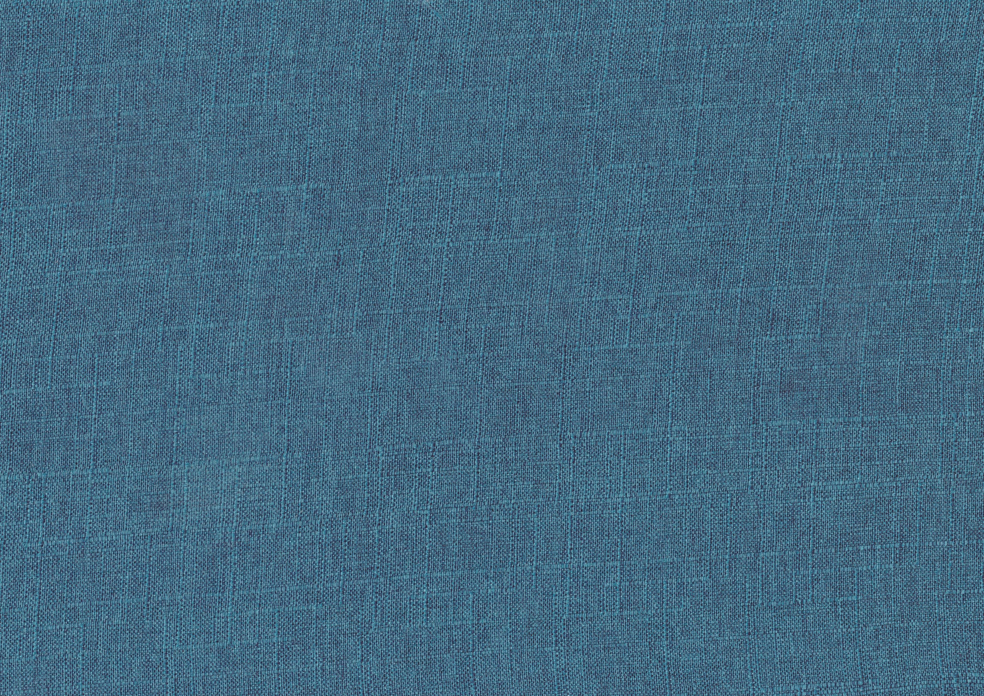 Teal textured linen fabric for upholstery