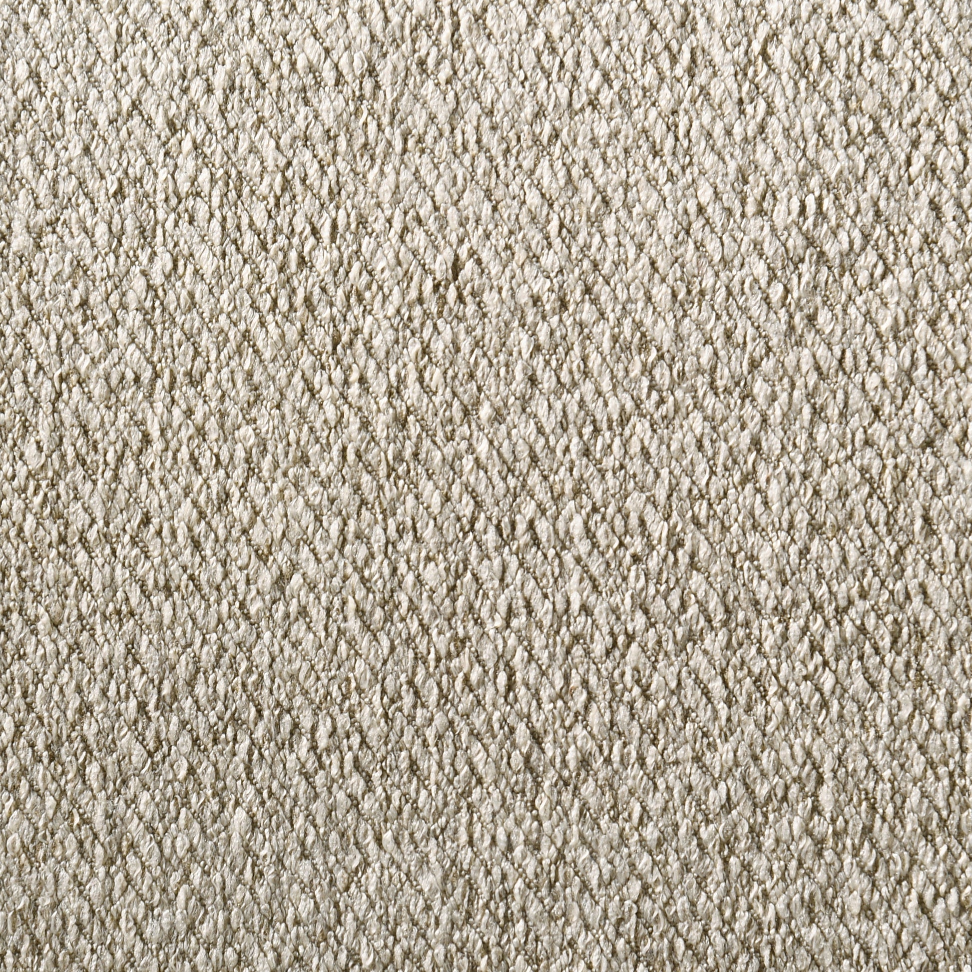 Textured beige upholstery fabric with a woven diamond pattern