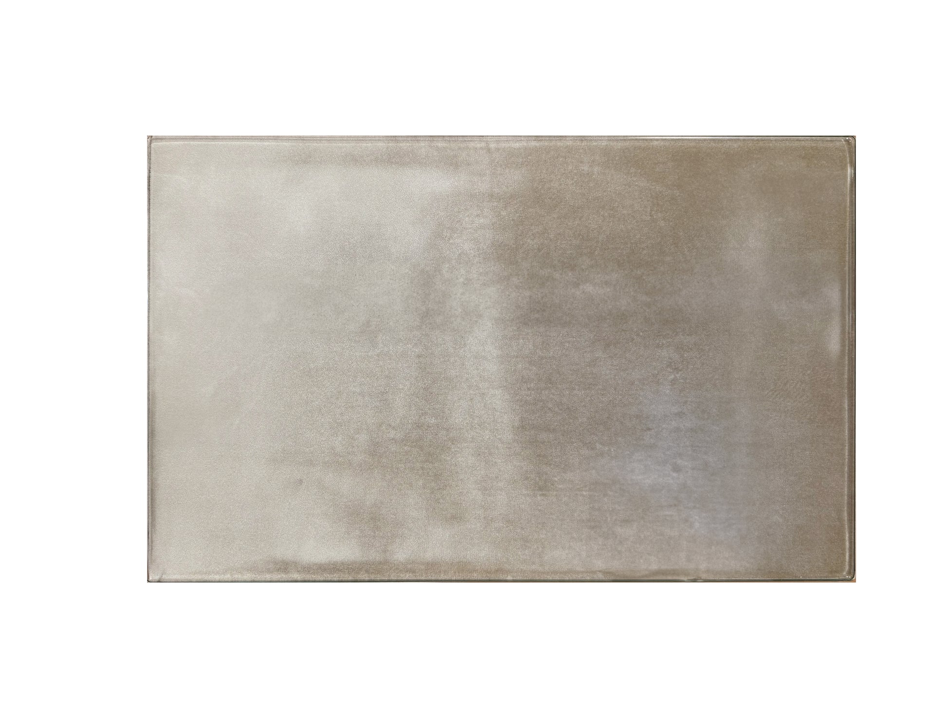 Brushed nickel square tile with smooth finish perfect for modern kitchens