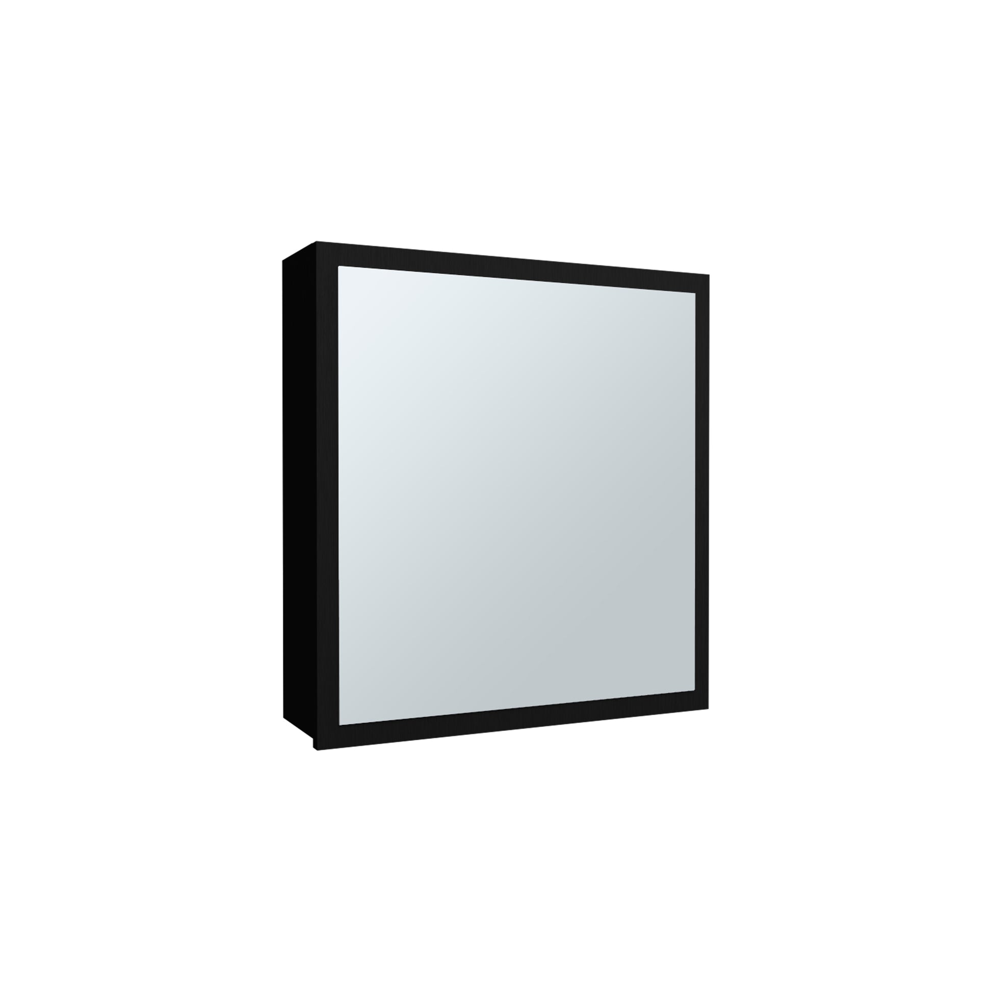 Modern black framed bathroom mirror x inches ideal for vanities