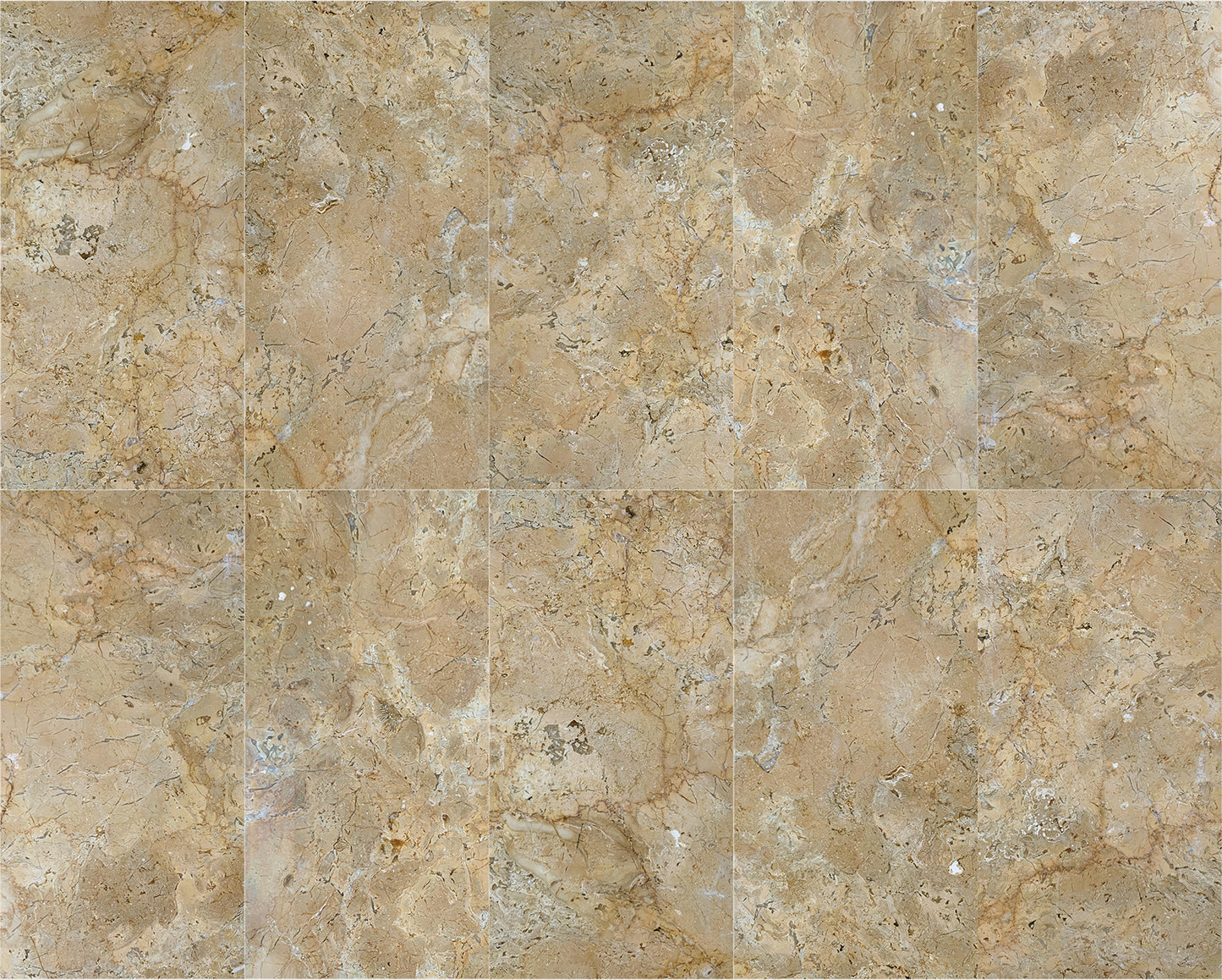 Beige travertine tiles with natural veining ideal for wall or floor coverings