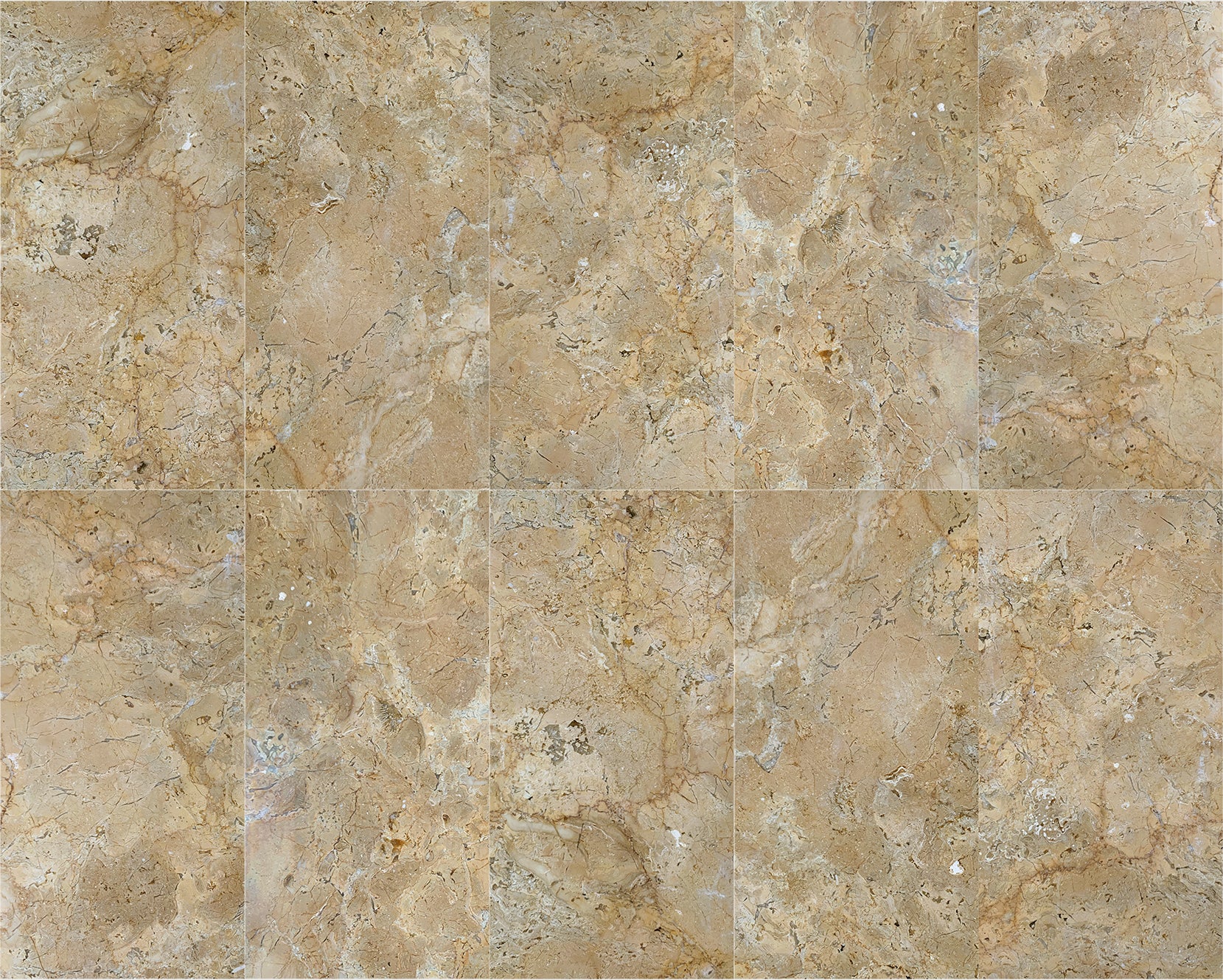 Beige travertine tiles with natural veining ideal for wall or floor coverings