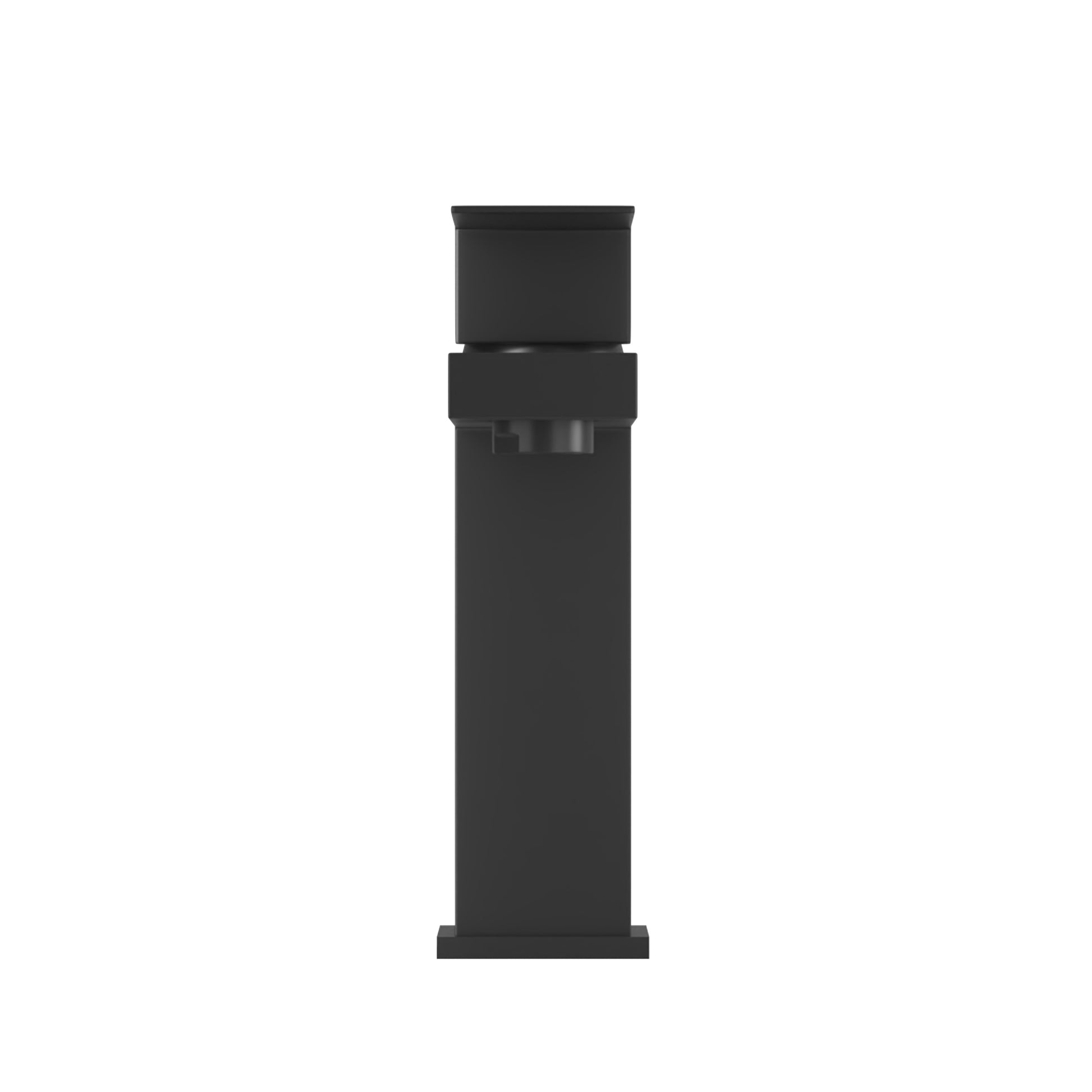 Modern black metal deck light sleek square design for outdoor ambiance