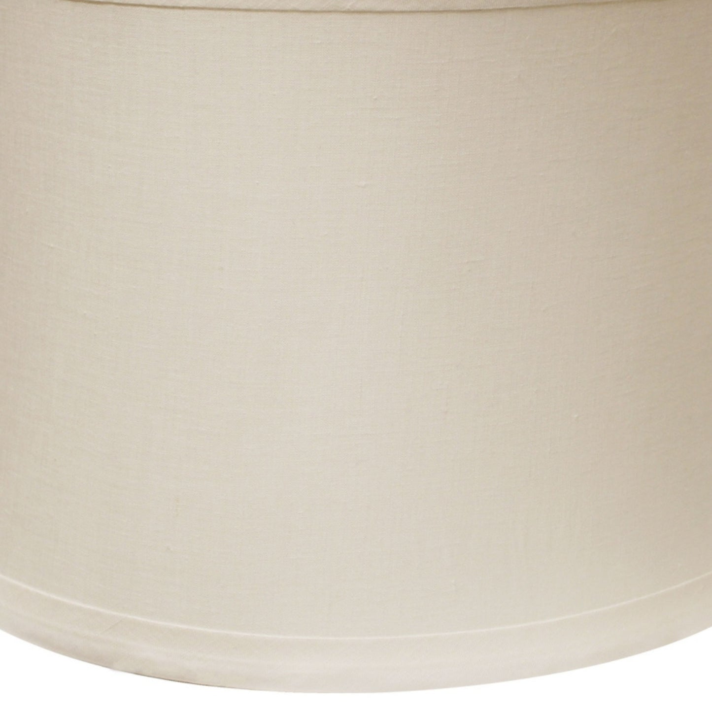 Natural linen fabric lampshade in a neutral beige tone textured weave for a classic look