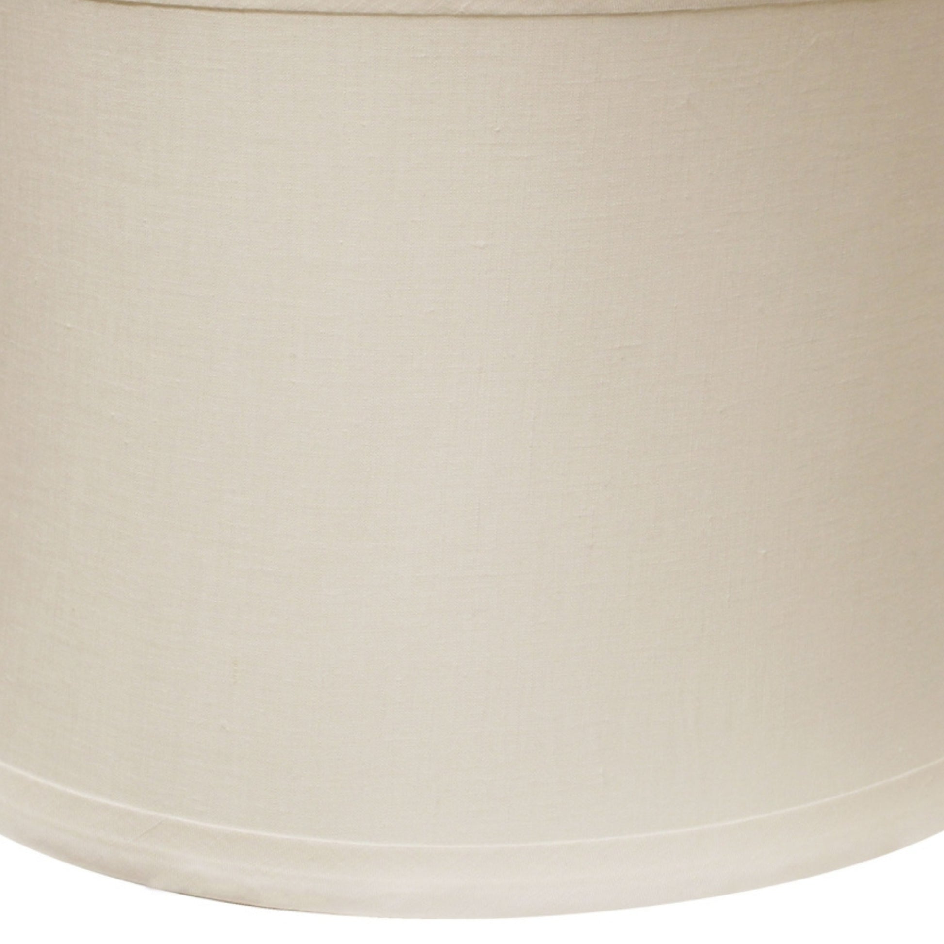Natural linen fabric lampshade in a neutral beige tone textured weave for a classic look