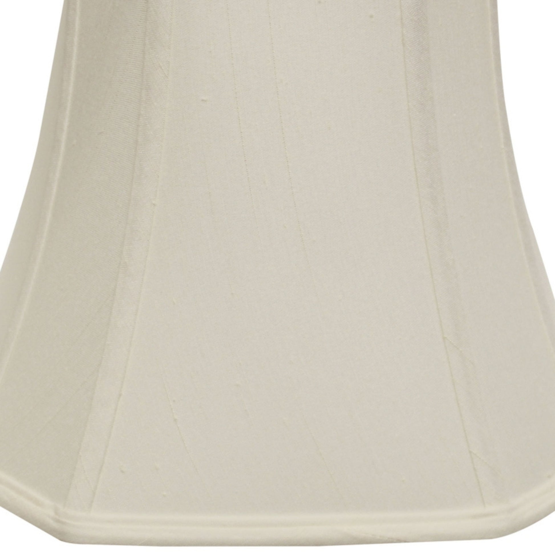 Cream pleated bell lampshade fabric home decor accent