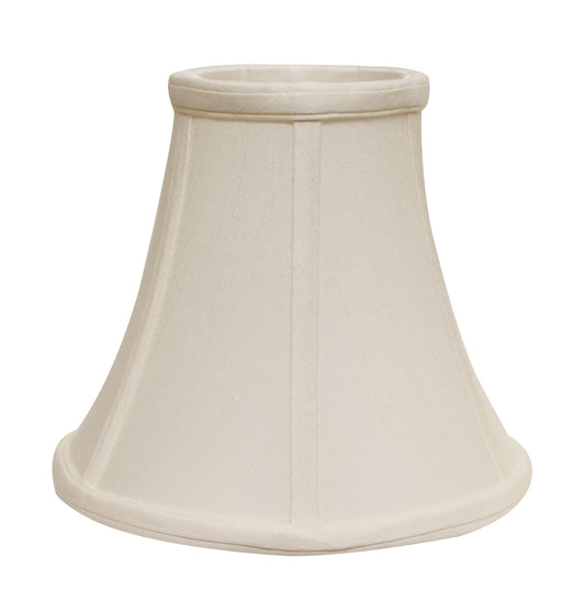 Cream empire lampshade with pleated fabric and brass trim detail for table lamps