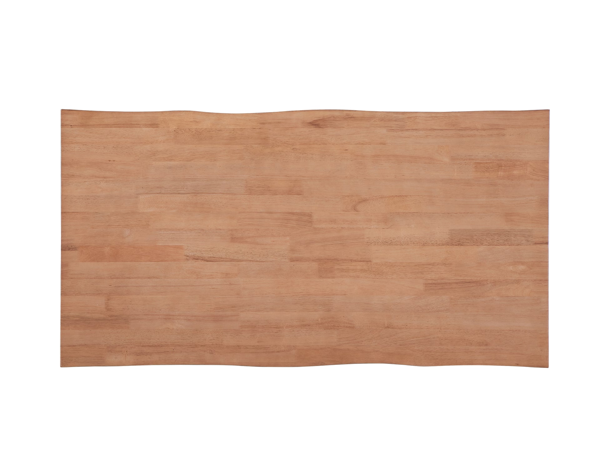 Solid wood desktop with natural grain