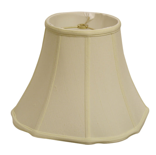 Cream empire lampshade with gold finial fabric upholstery for table lamps