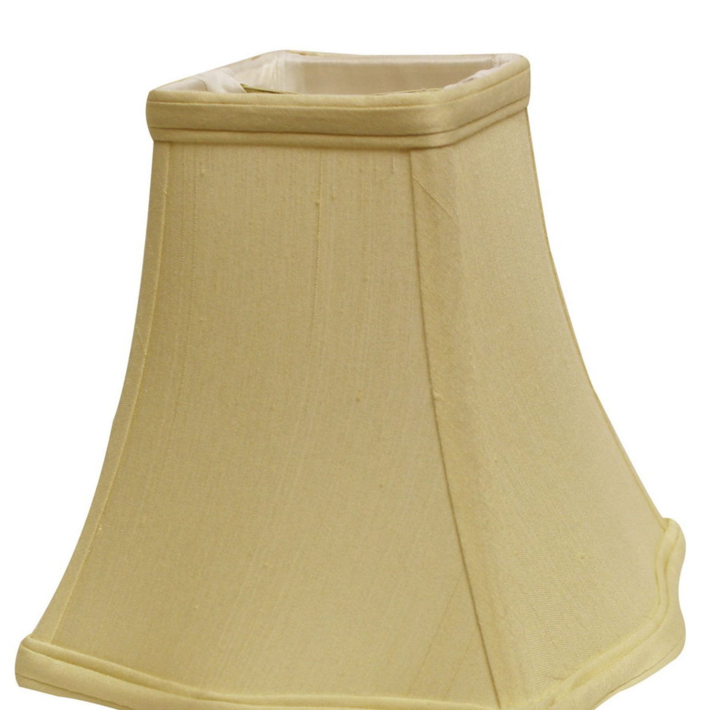 Square bell lamp shade in light beige linen fabric classic home decor