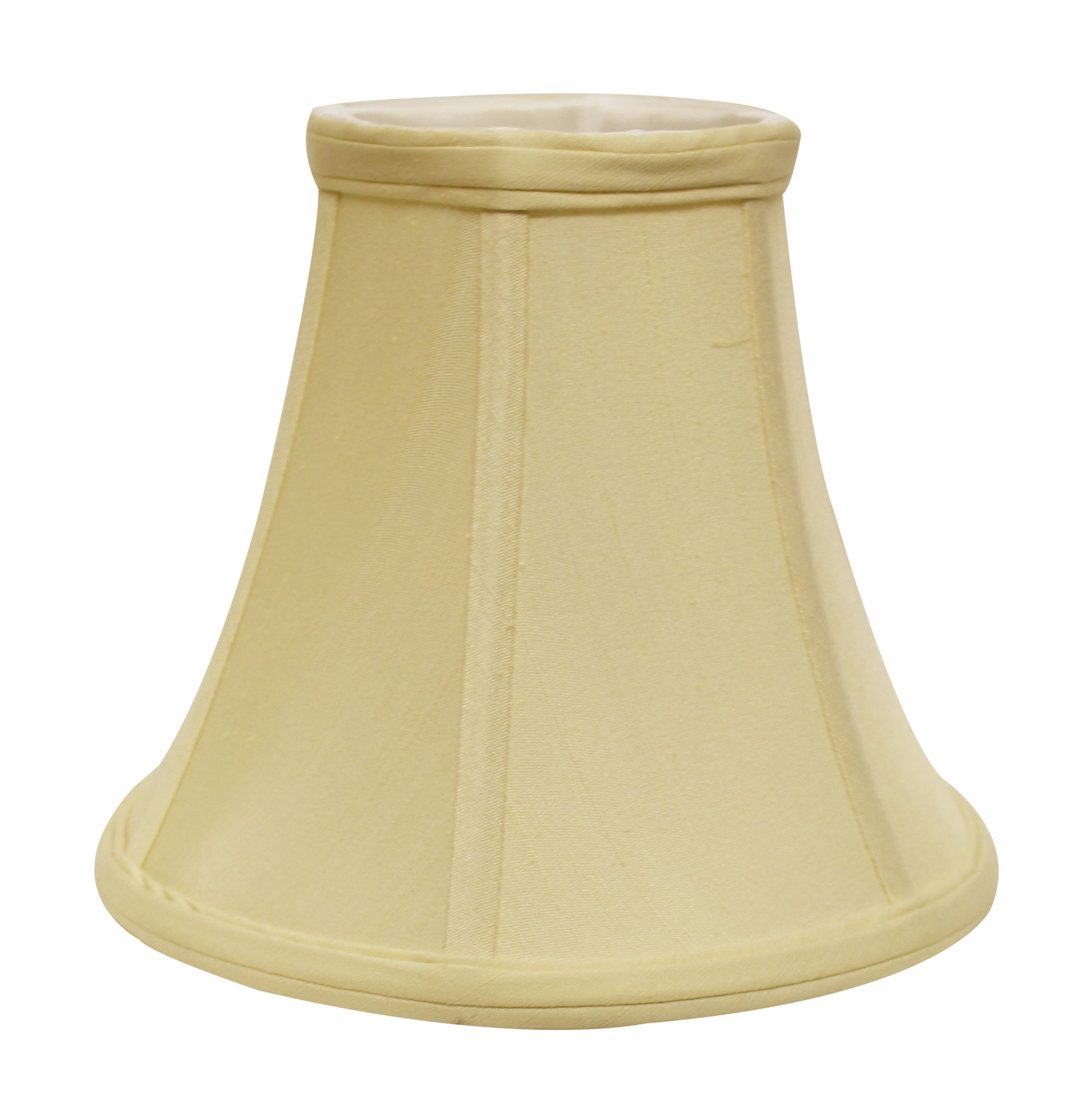 Classic bellshaped lampshade in soft ivory linen perfect for accent lamps
