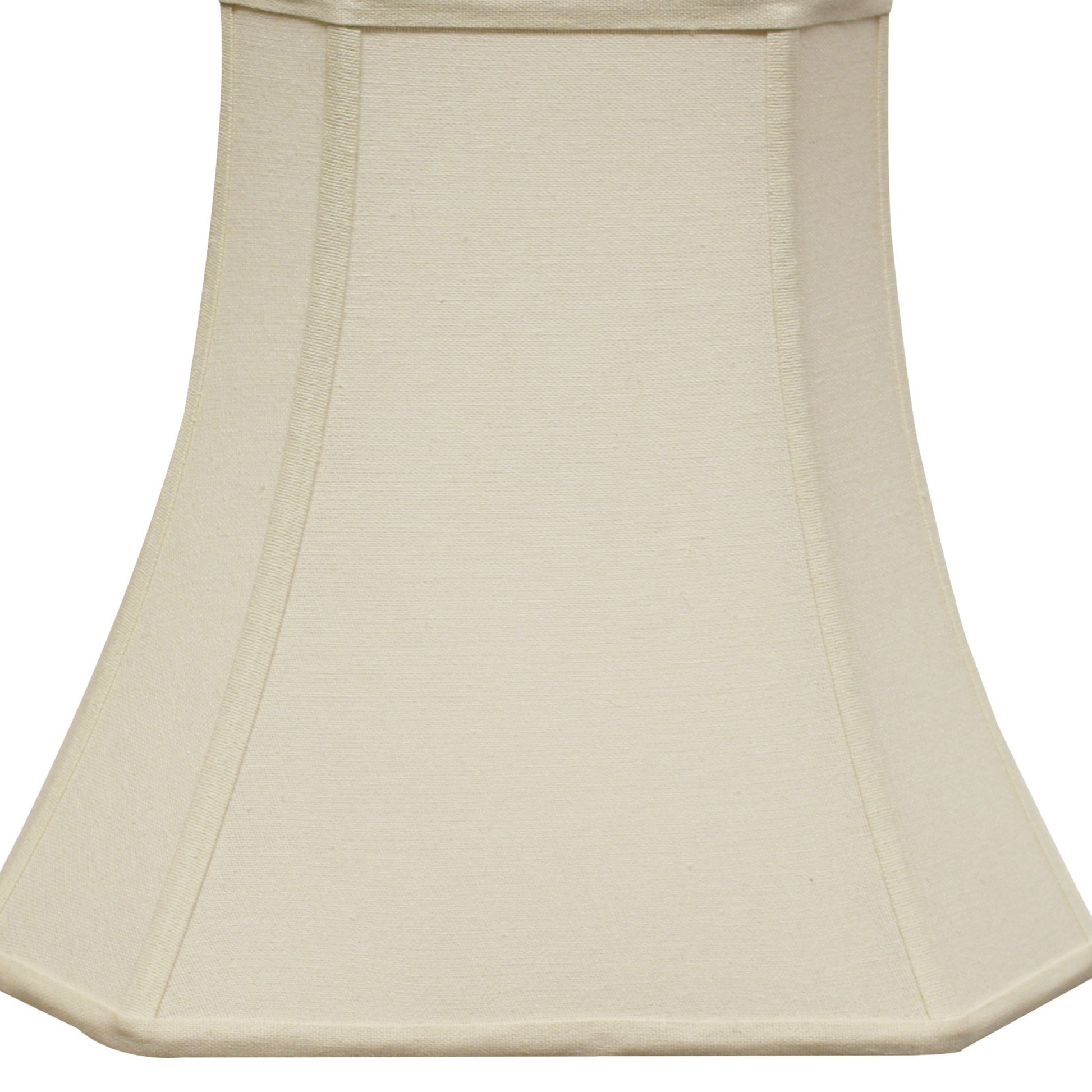 Cream fabric lamp shade octagonal shape classic design