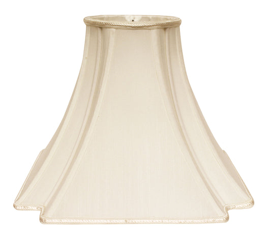Beige pleated fabric lampshade with decorative trim for an elegant lighting accent