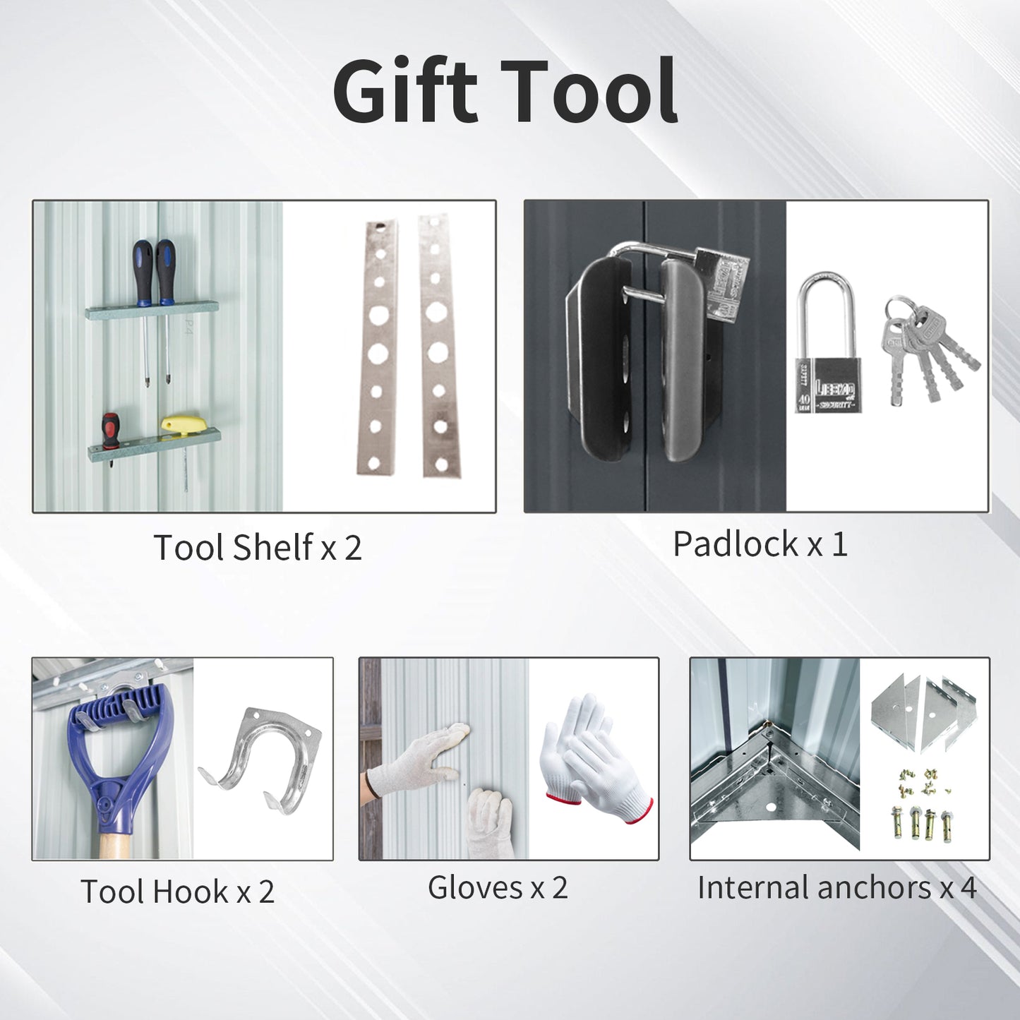 Two green tool shelves with screwdrivers and a yellow object