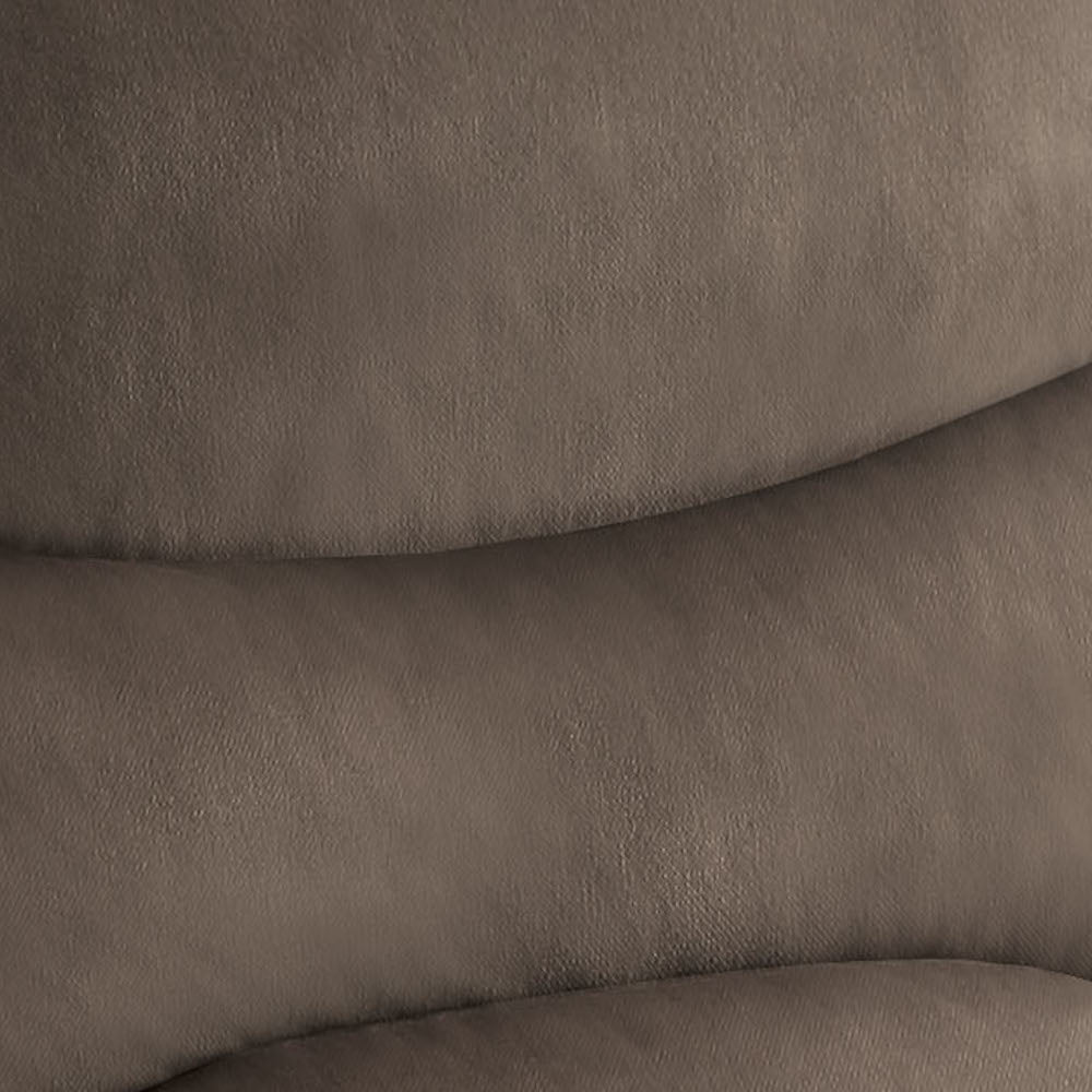 Closeup of plush brown fabric texture with subtle stitching detail ideal for upholstery