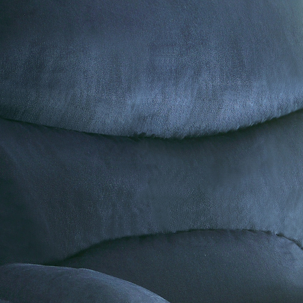 Navy blue textured fabric detail ideal for upholstery projects