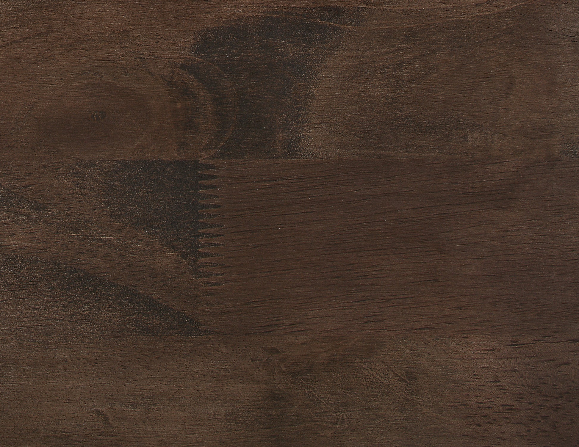 Dark brown wood grain texture with visible knots and natural variations
