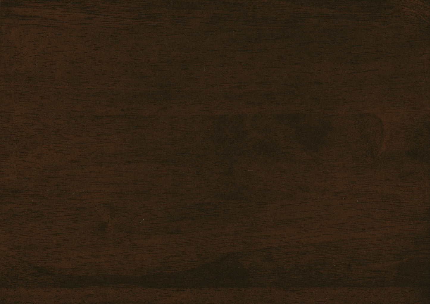 Dark brown wood veneer with fine grain texture