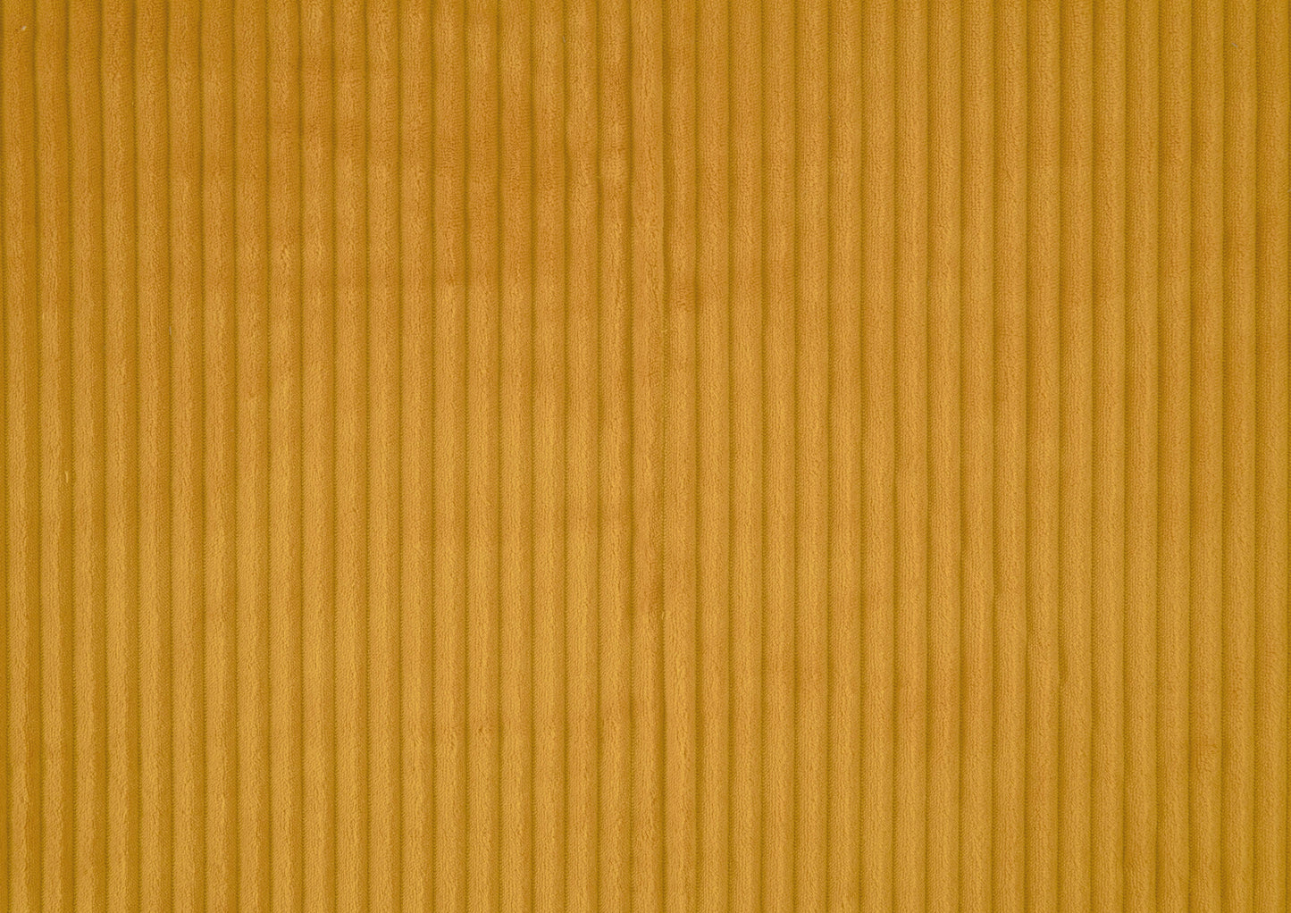 Golden brown corduroy fabric texture with vertical wales ideal for upholstery