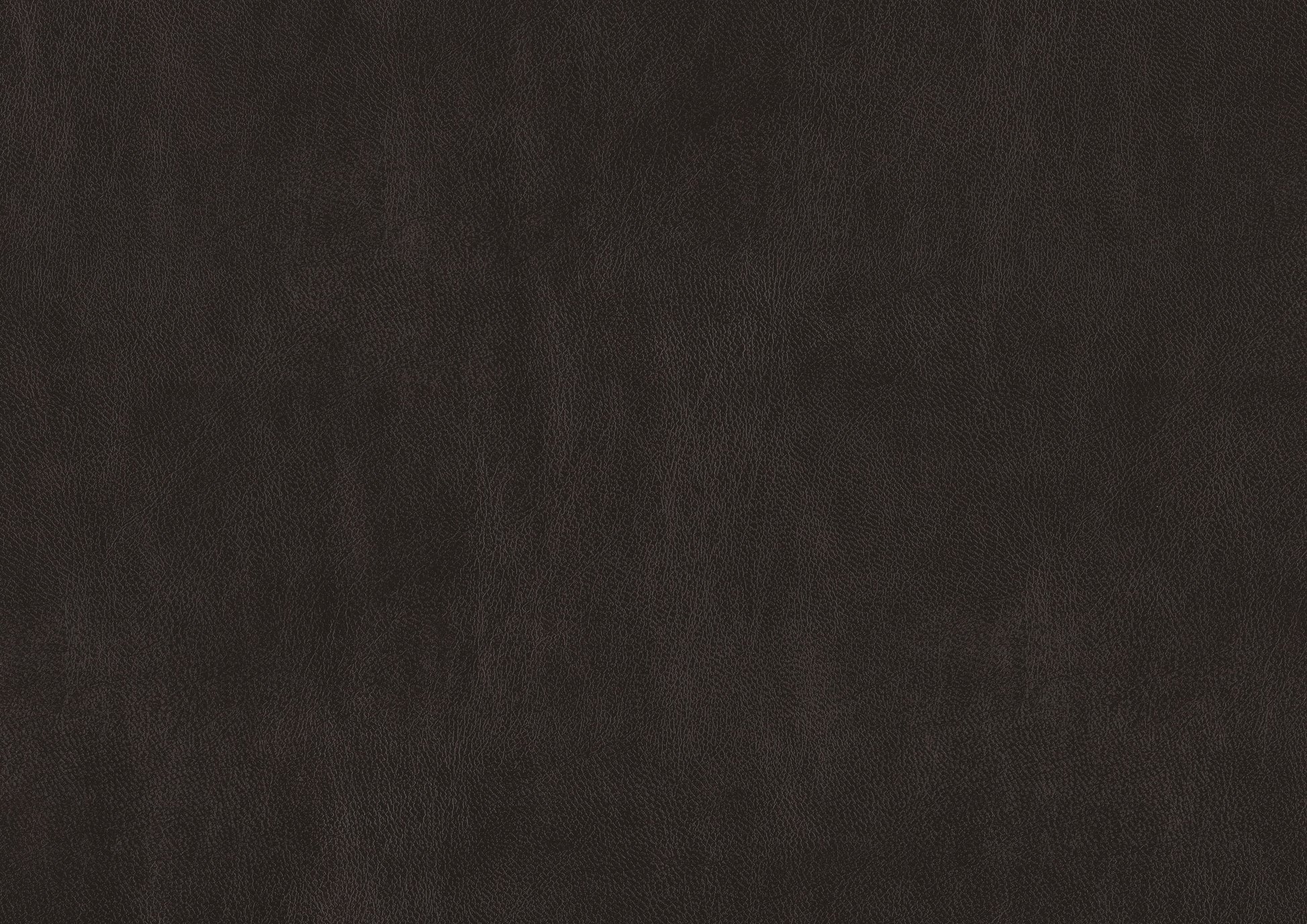 Dark brown textured leather material sample