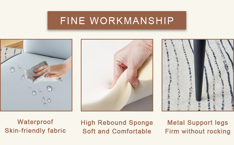 Hand cleaning waterproof skinfriendly fabric seat for durability