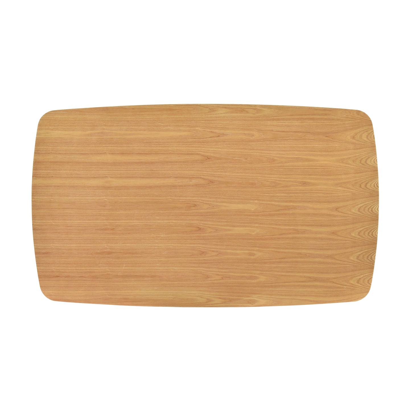 Natural wood plank with rounded corners perfect for DIY furniture projects