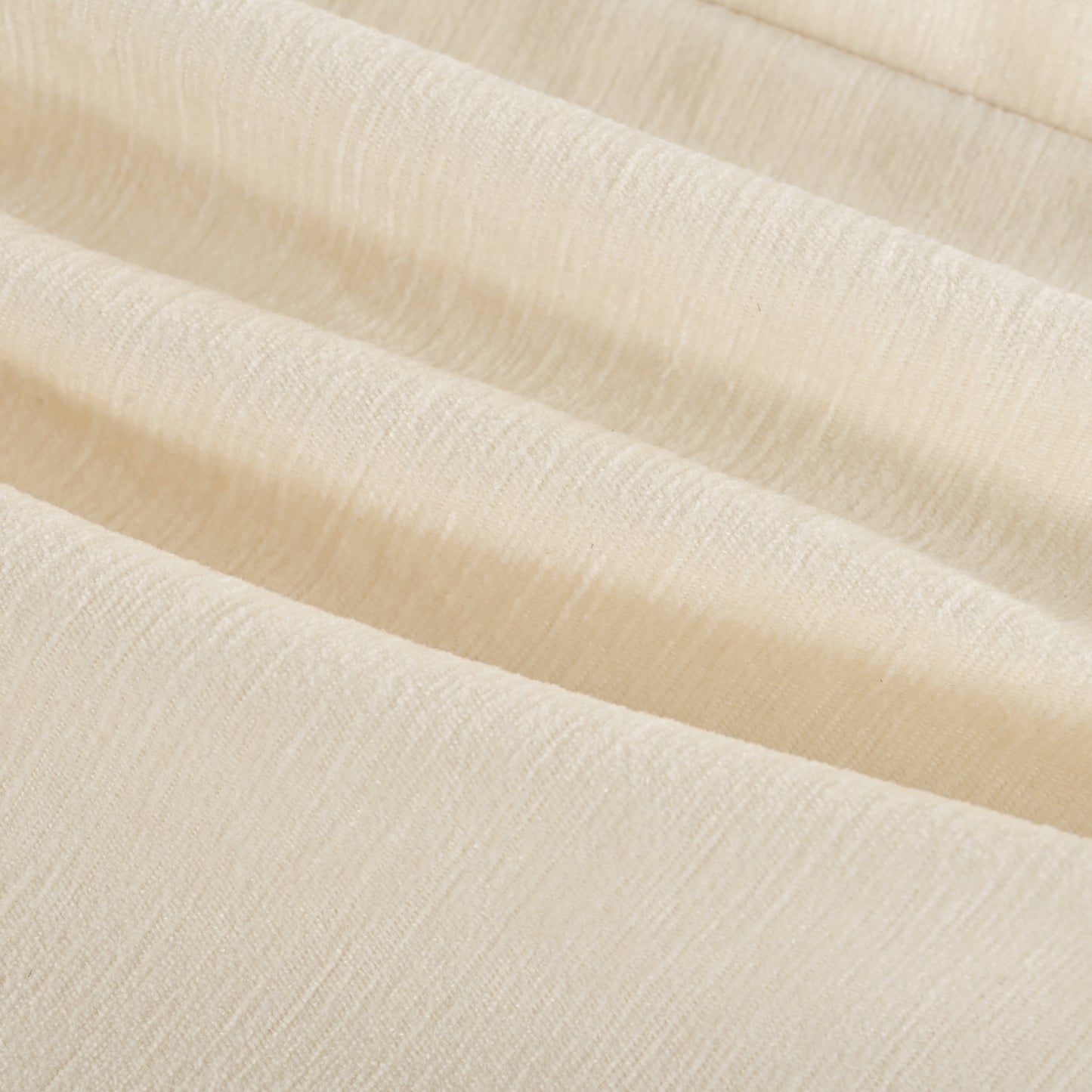 Cream linen fabric with subtle texture perfect for curtains