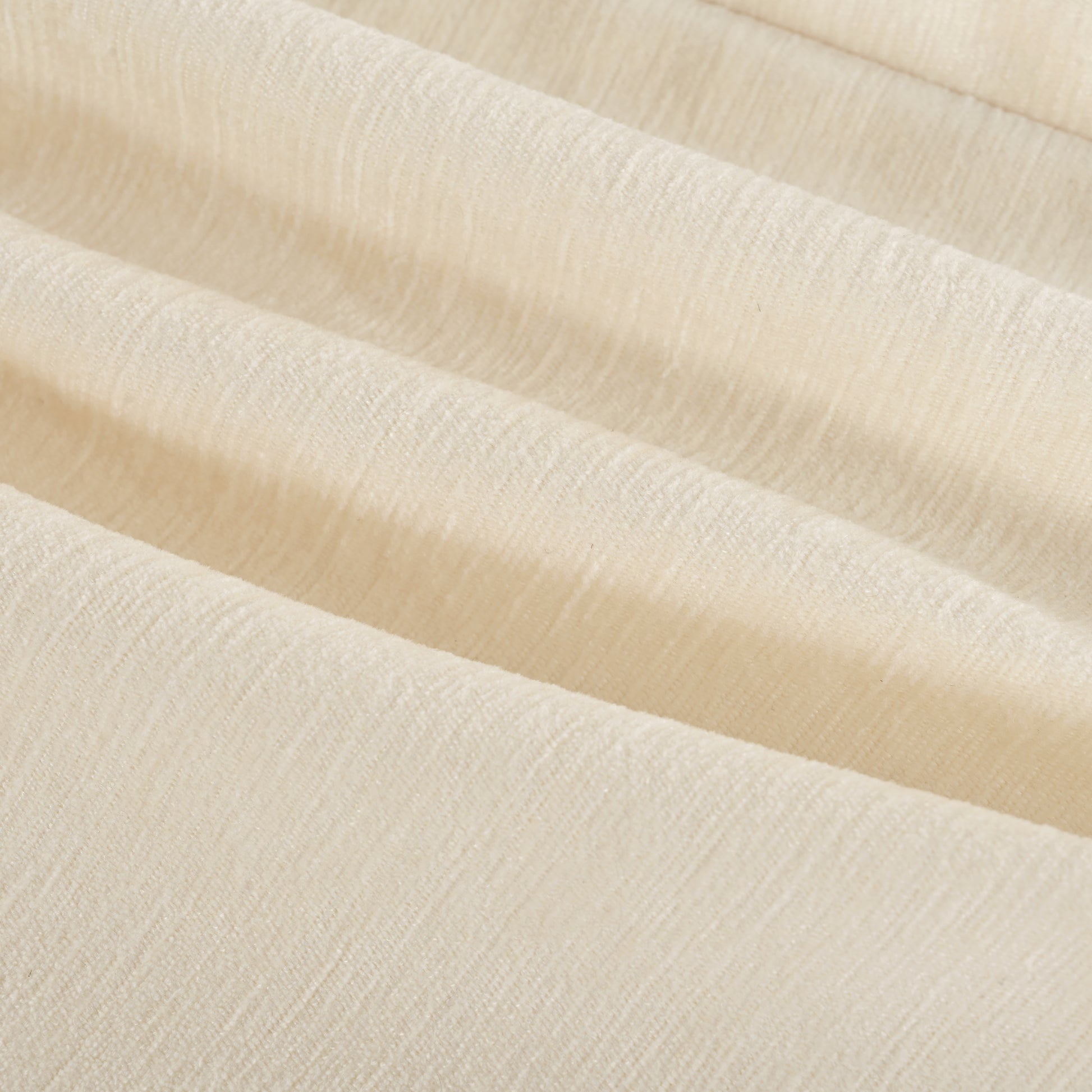 Cream linen fabric with subtle texture perfect for curtains