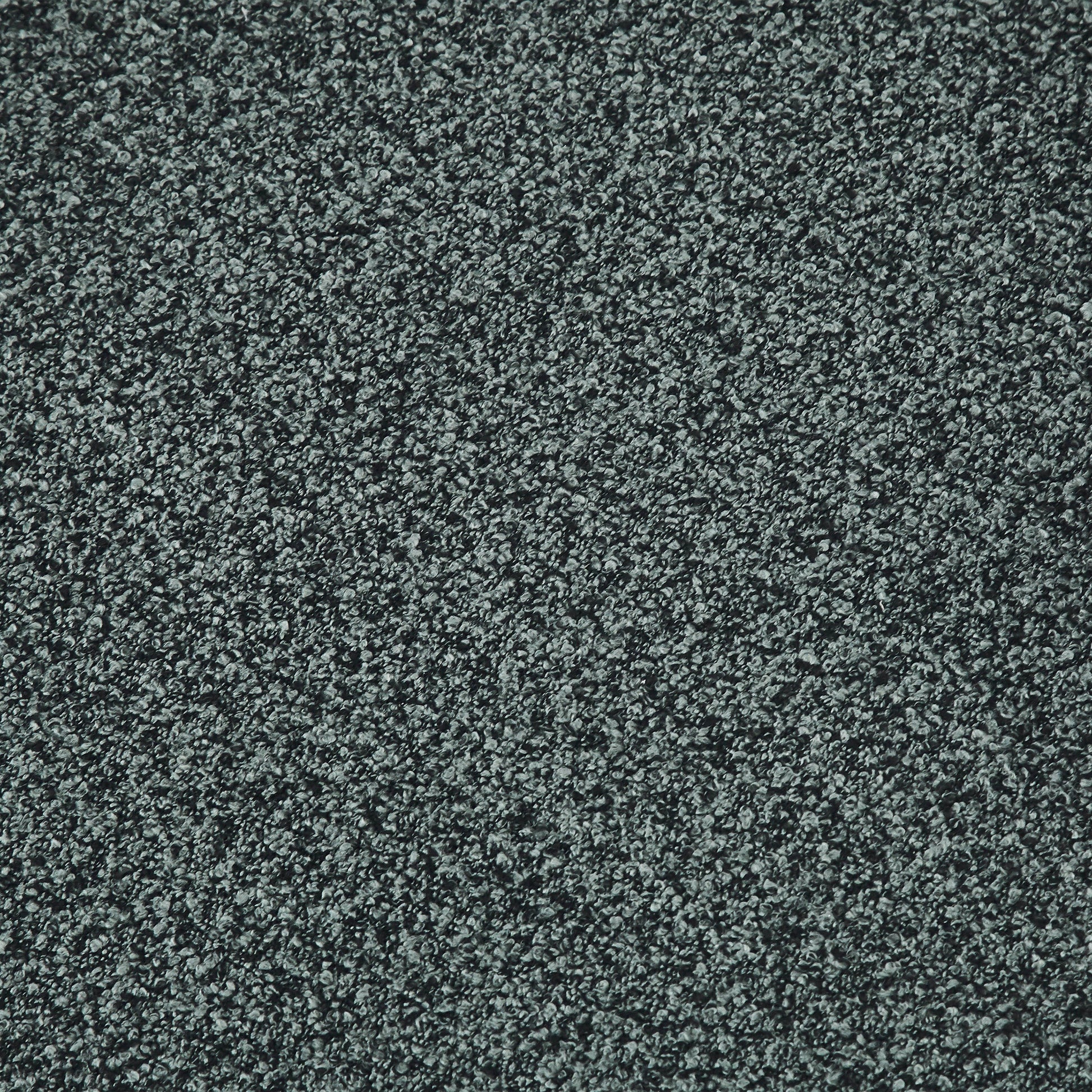 Closeup of charcoal grey wool blend fabric texture