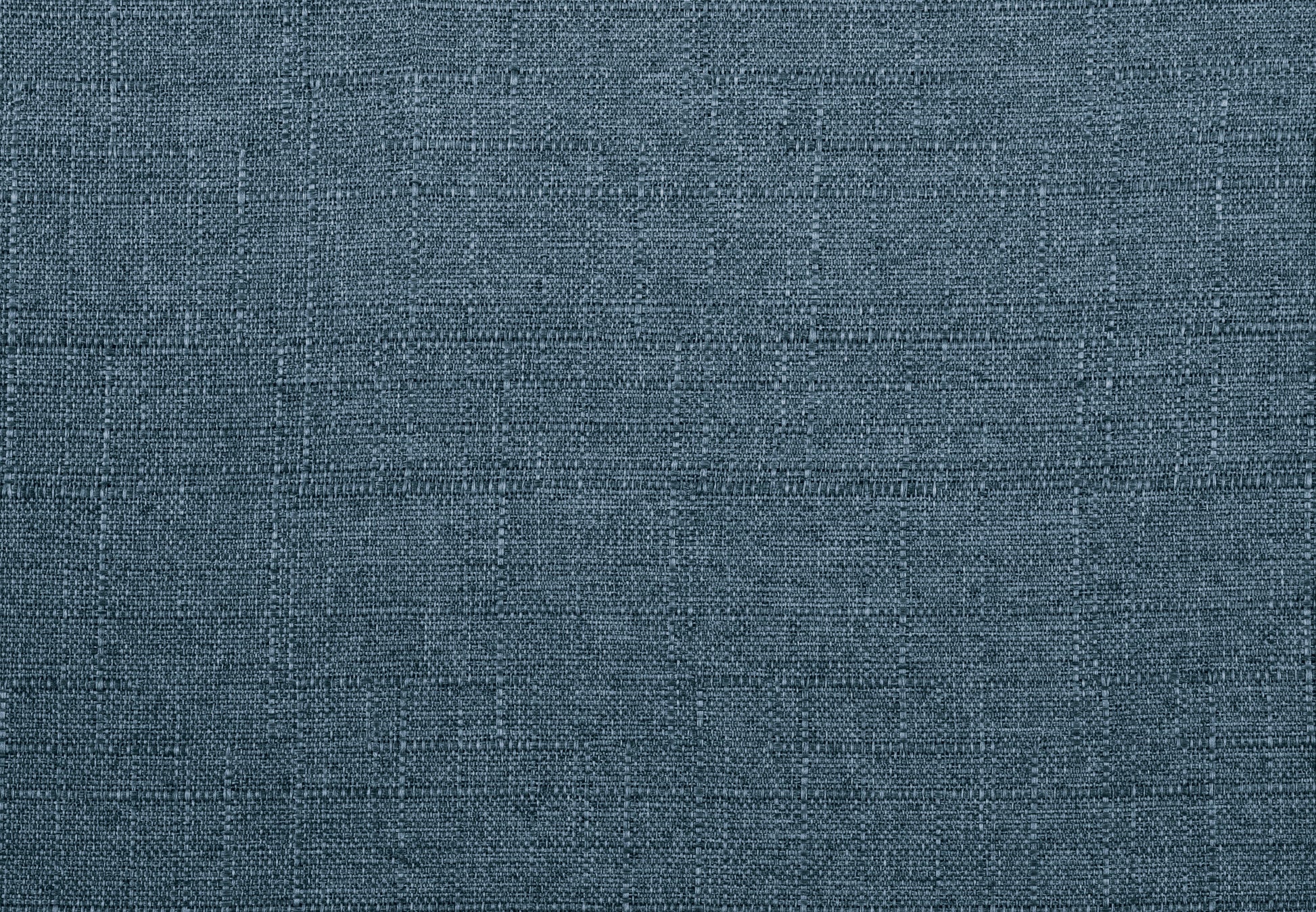 Closeup of textured navy blue woven fabric ideal for upholstery and home decor