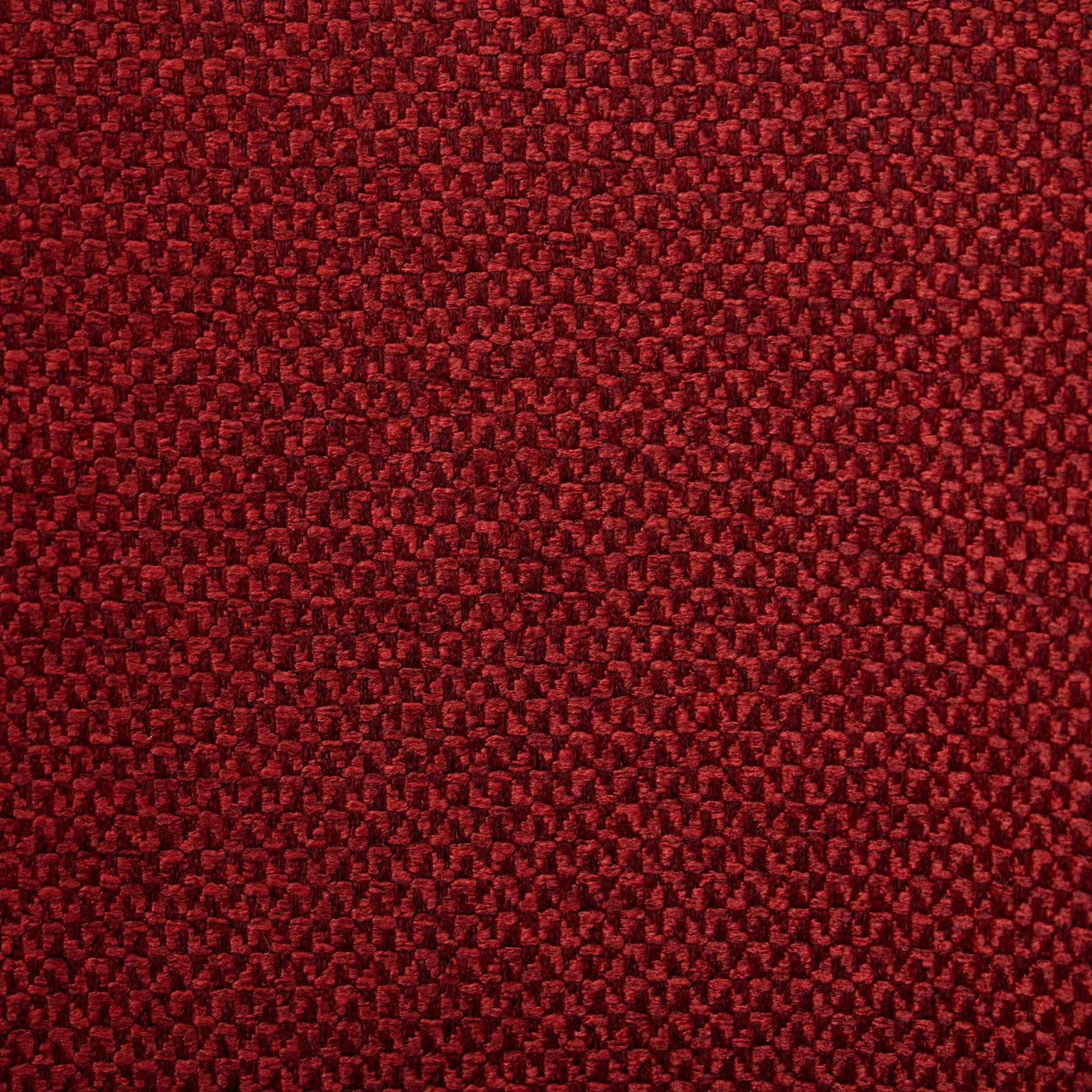 Closeup of rich burgundy textured fabric perfect for upholstery projects