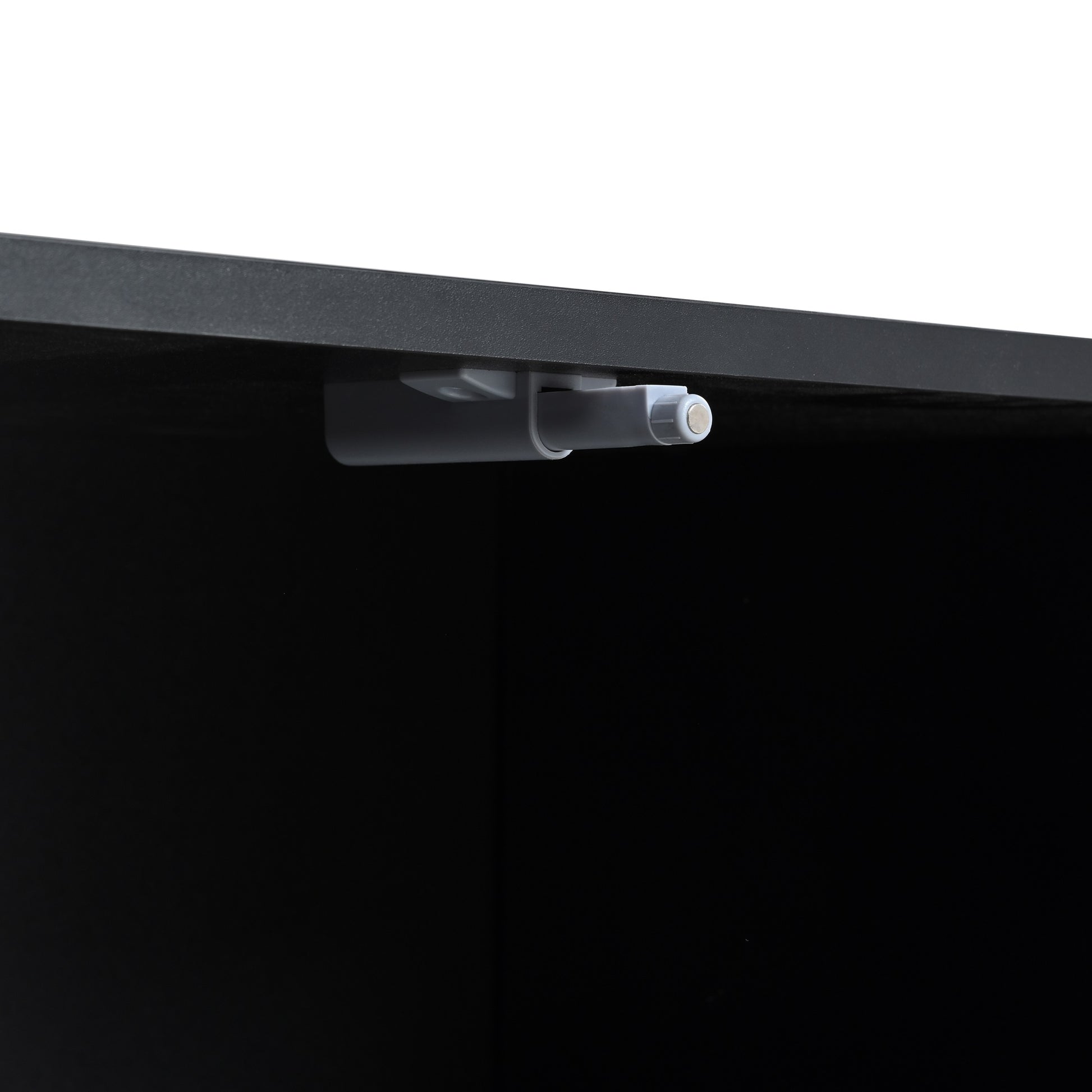 White push to open latch for cabinet doors magnetic catch for easy access