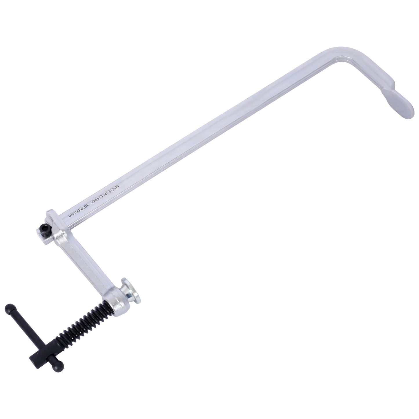 Silver Fclamp with black screw handle xmm