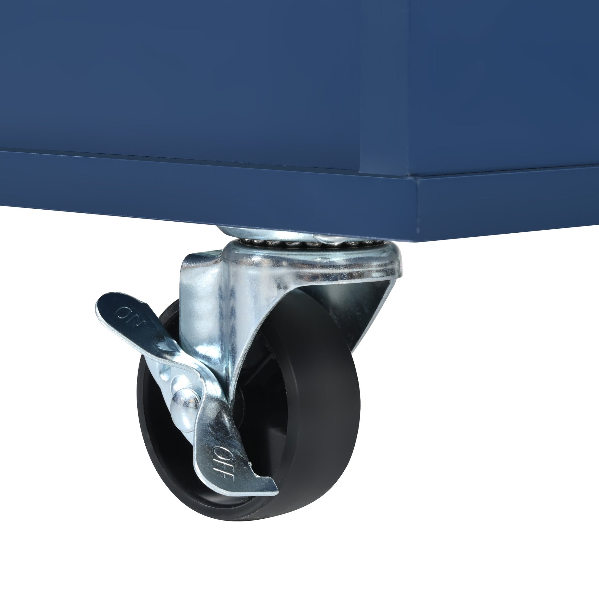 Heavyduty swivel caster with brake