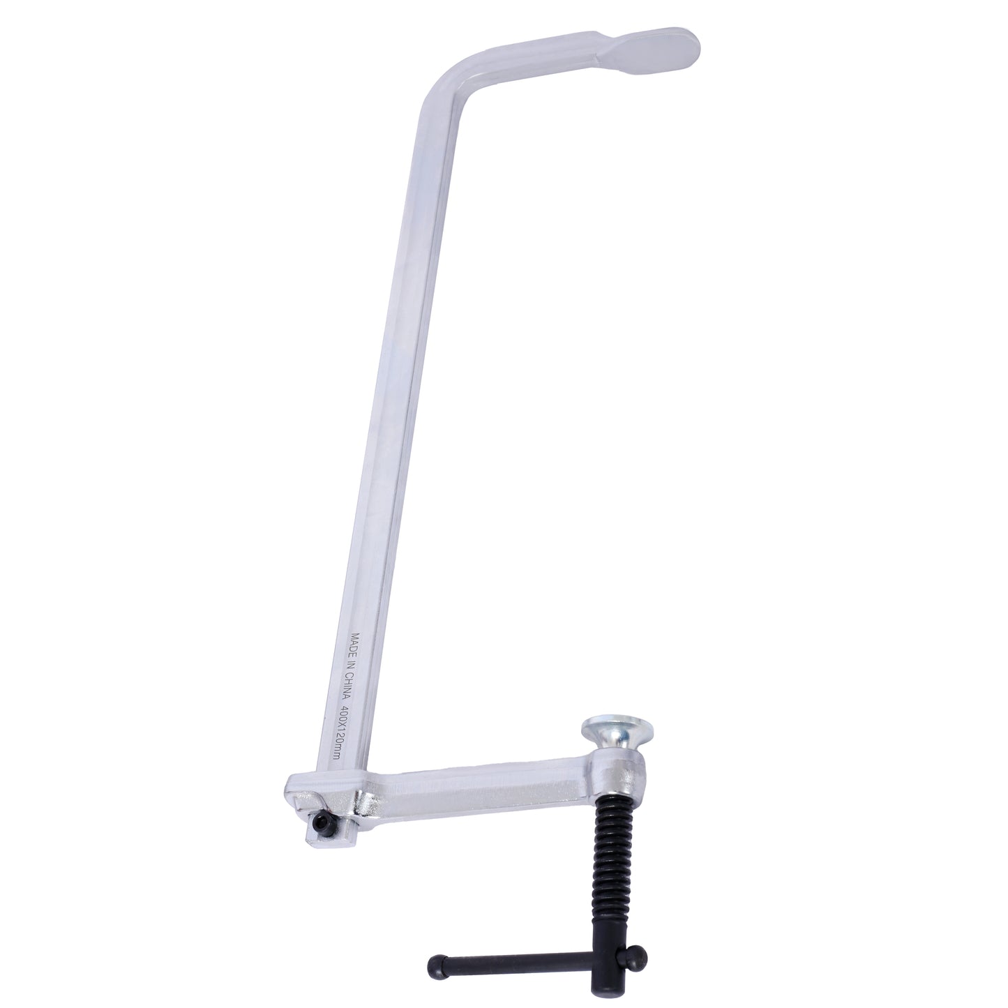 Silver Cclamp with black handle for woodworking xmm