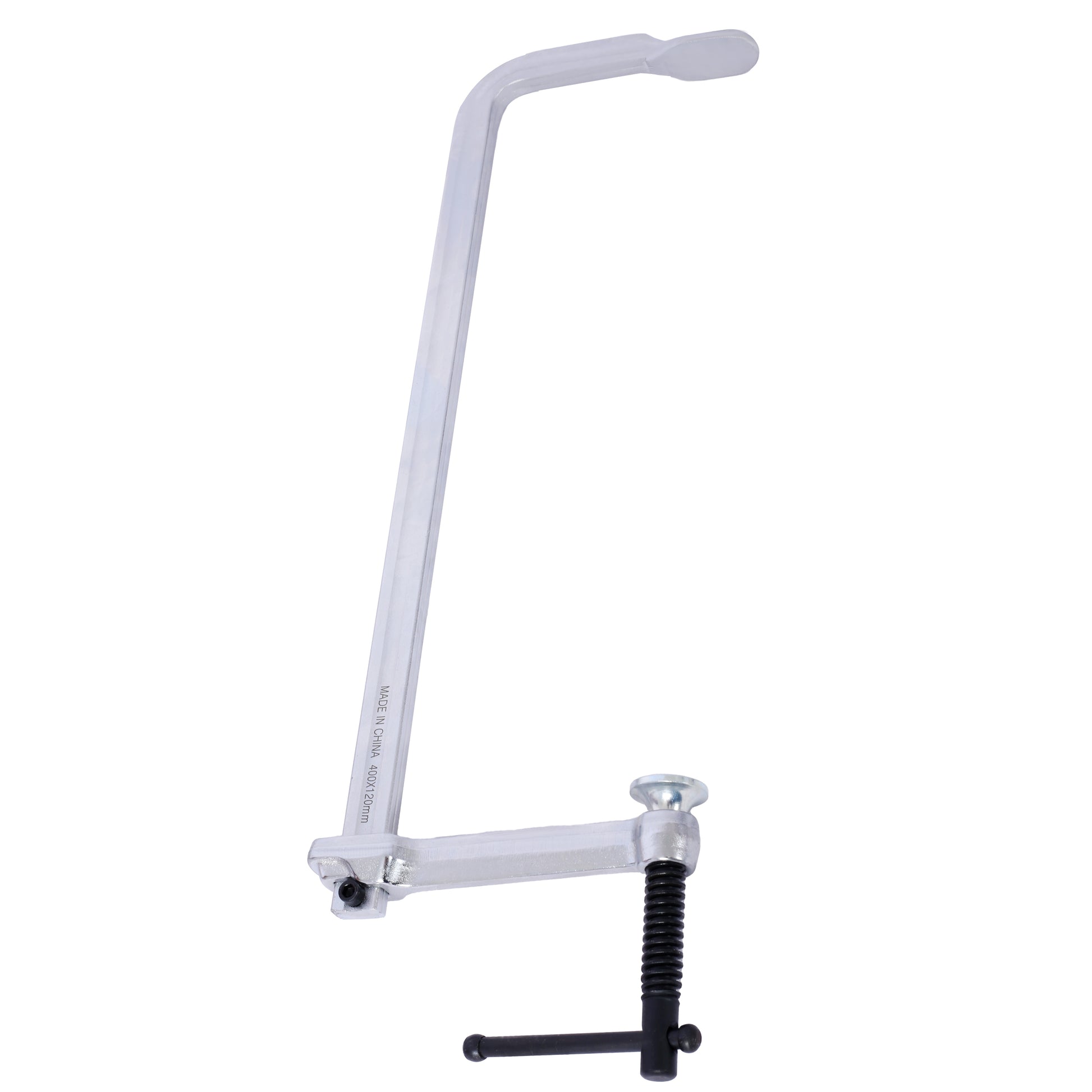 Silver Cclamp with black handle for woodworking xmm