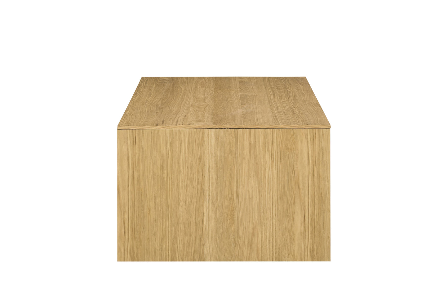 Minimalist oak wood cabinet with natural grain perfect for modern storage solutions