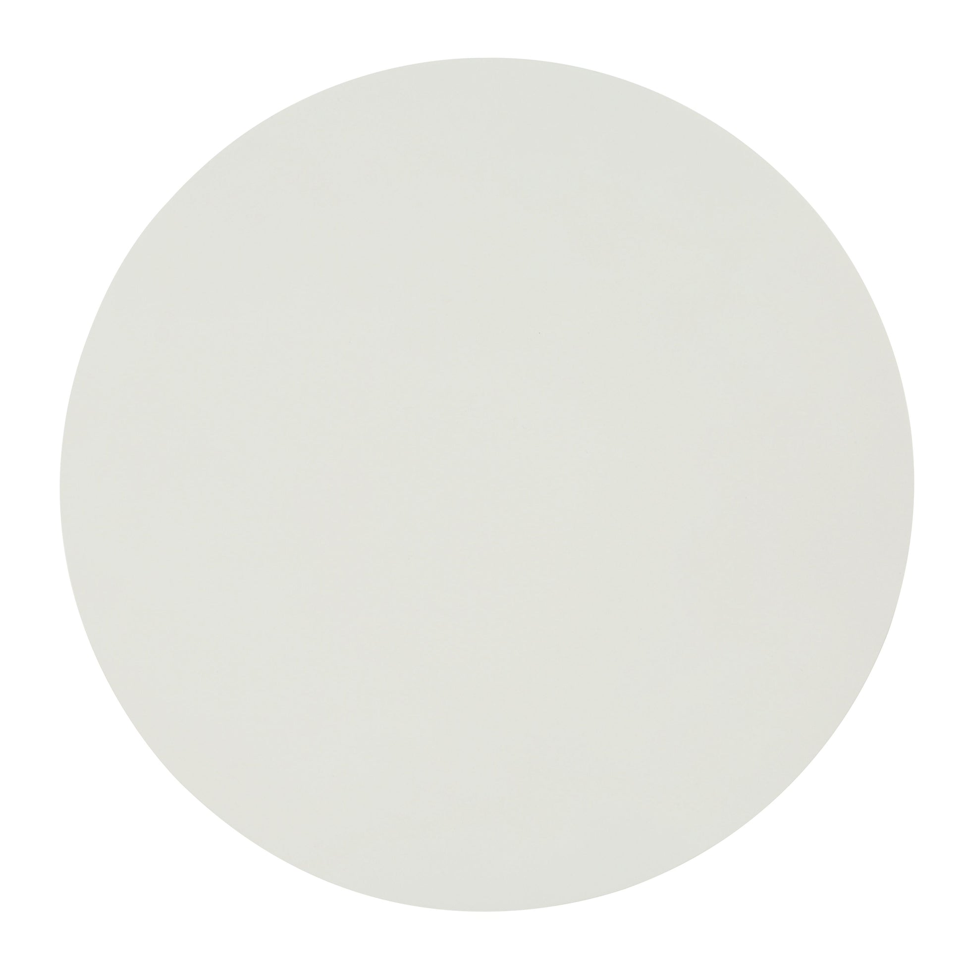 Minimalist round offwhite ceramic coaster for drinks