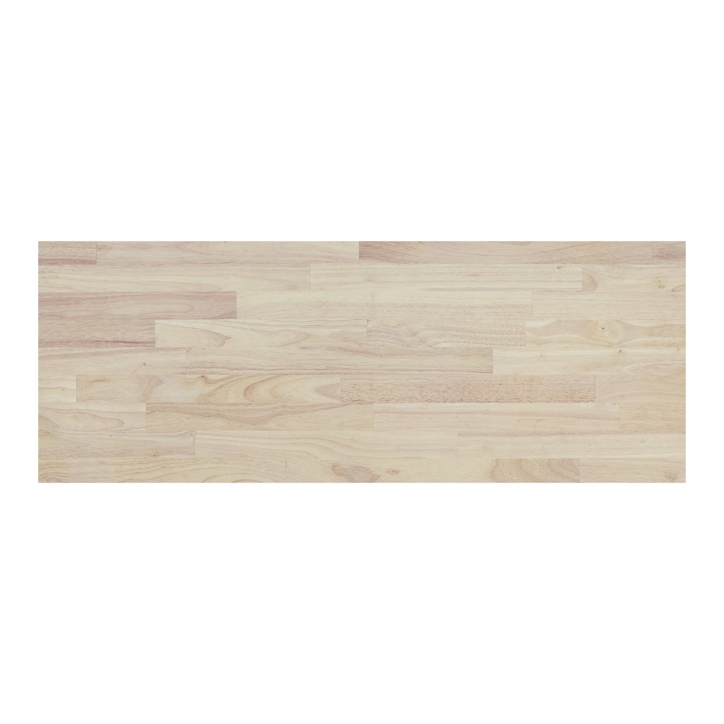 Light wood butcher block countertop with visible grain patterns